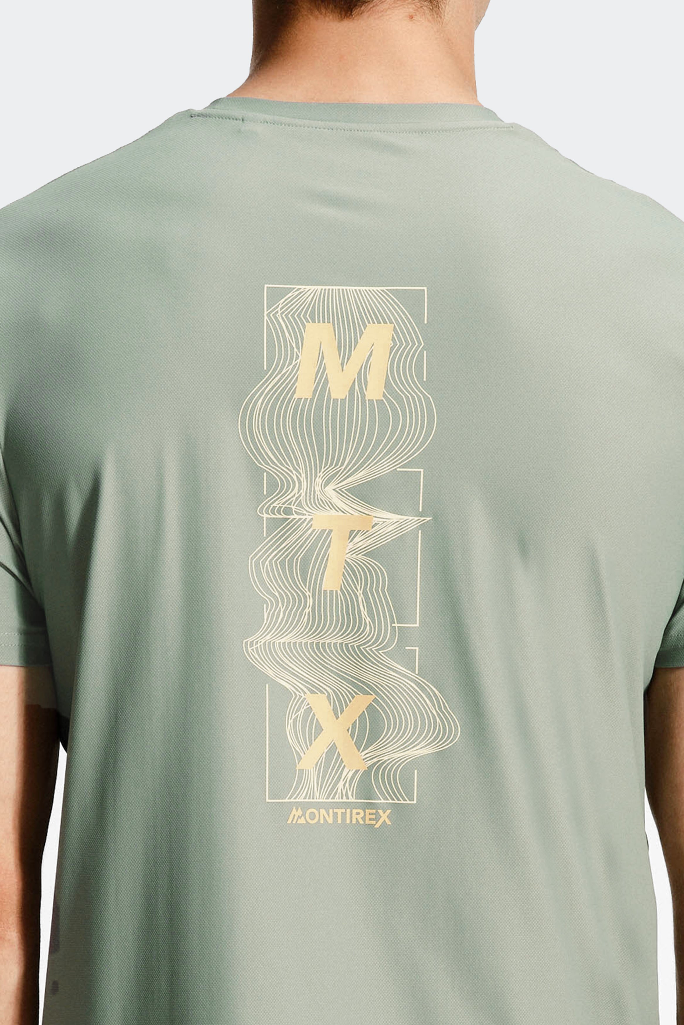 Montirex Frequency T-Shirt Green Slate | Gymwear & Sportswear