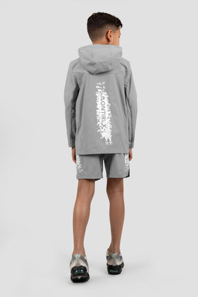 Boys Accelerate Windbreaker - Platinum Grey