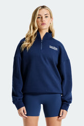 Track Graphic 1/4 Zip - Agency