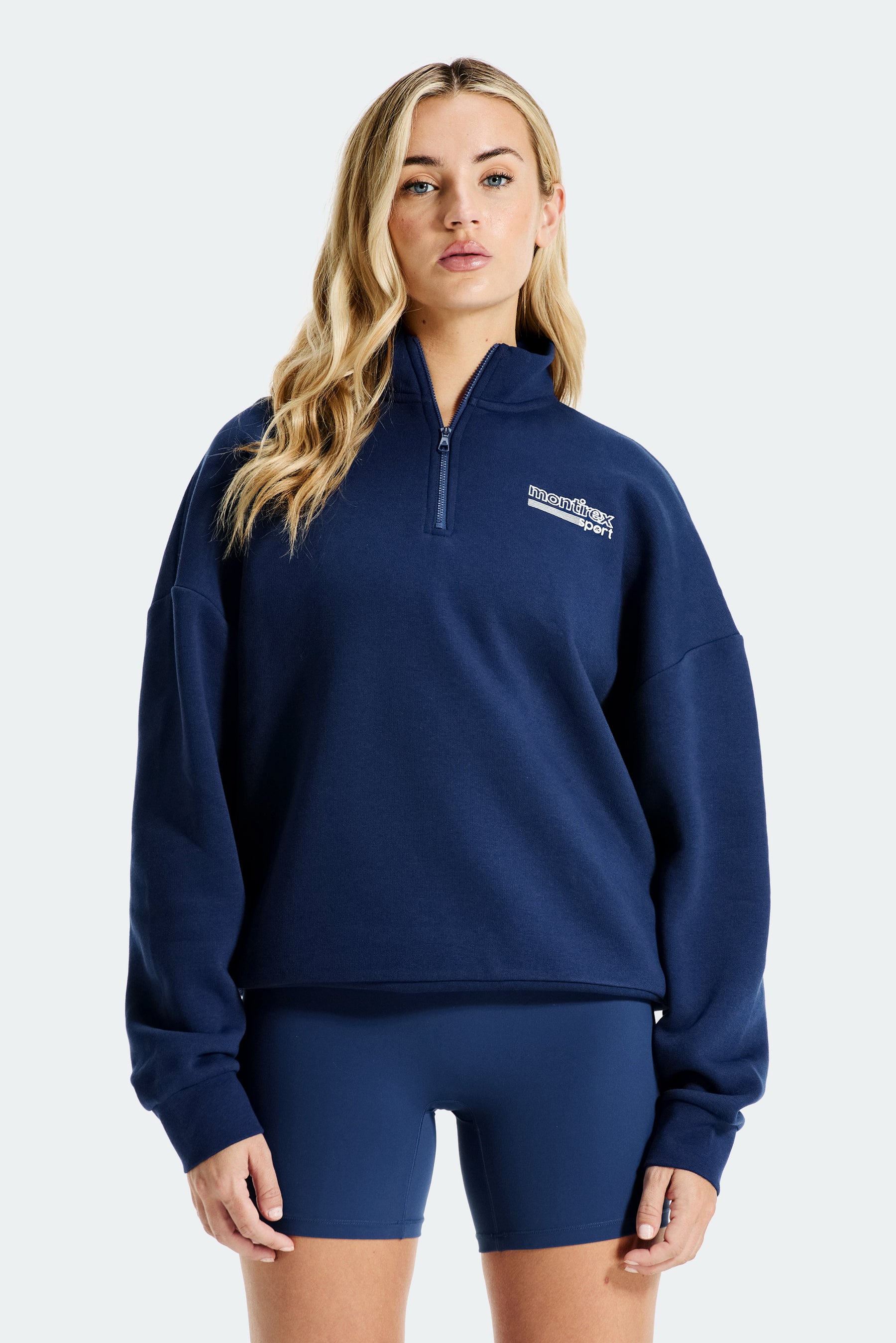 Track Graphic 1/4 Zip - Agency