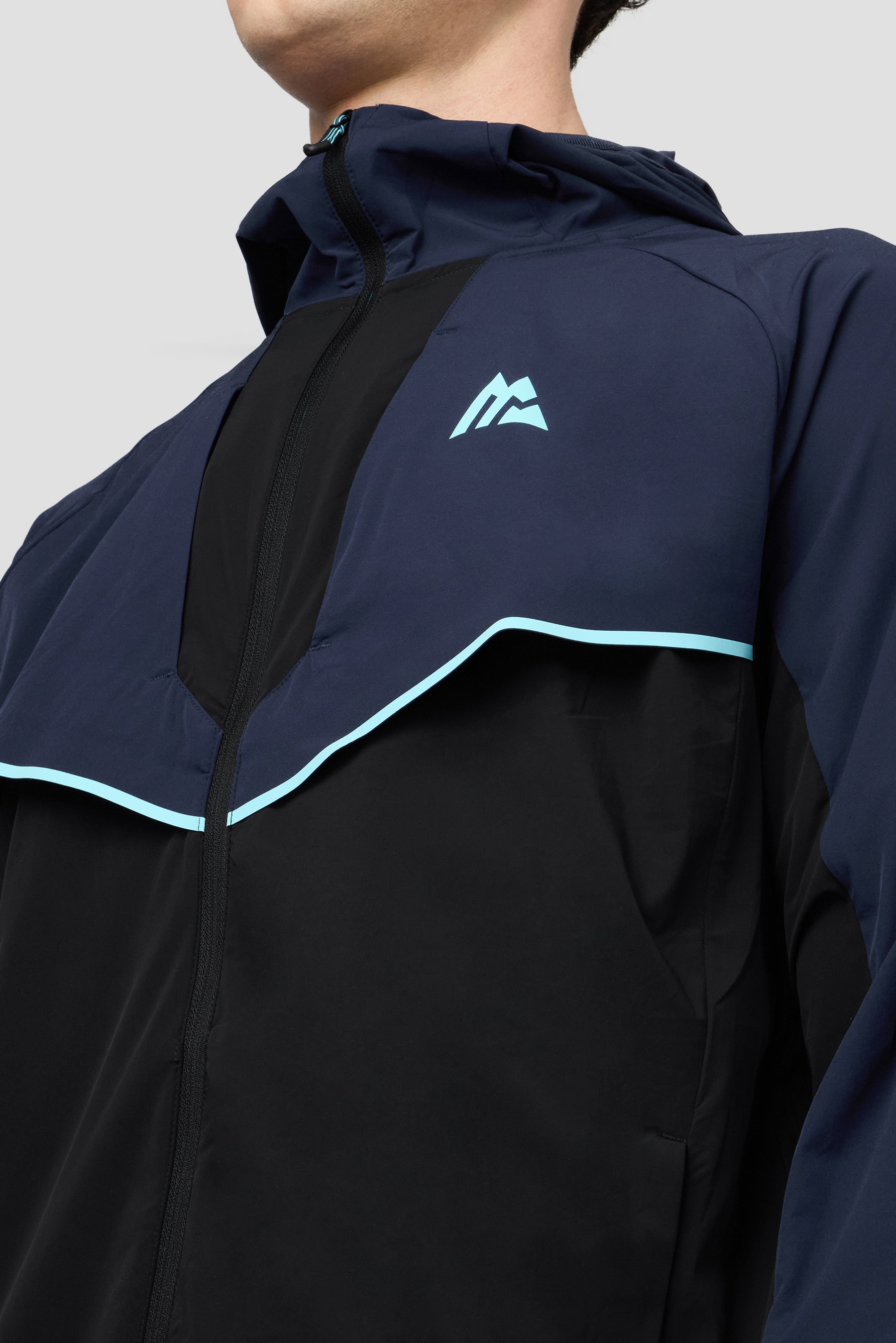 MTX Trail Traction Windbreaker - Black/Midnight Blue