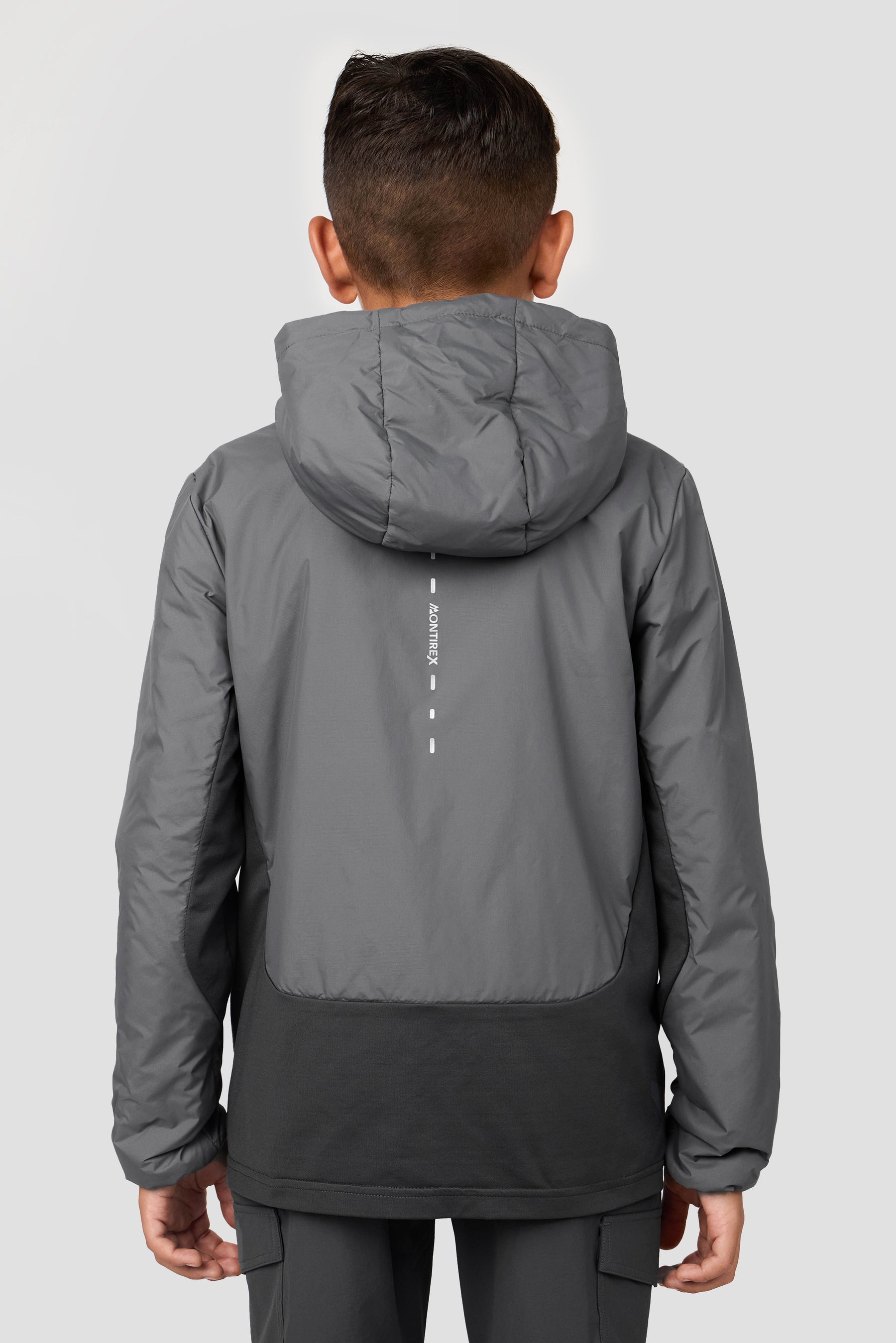 Boys Cache Jacket - Cement Grey/Asphalt