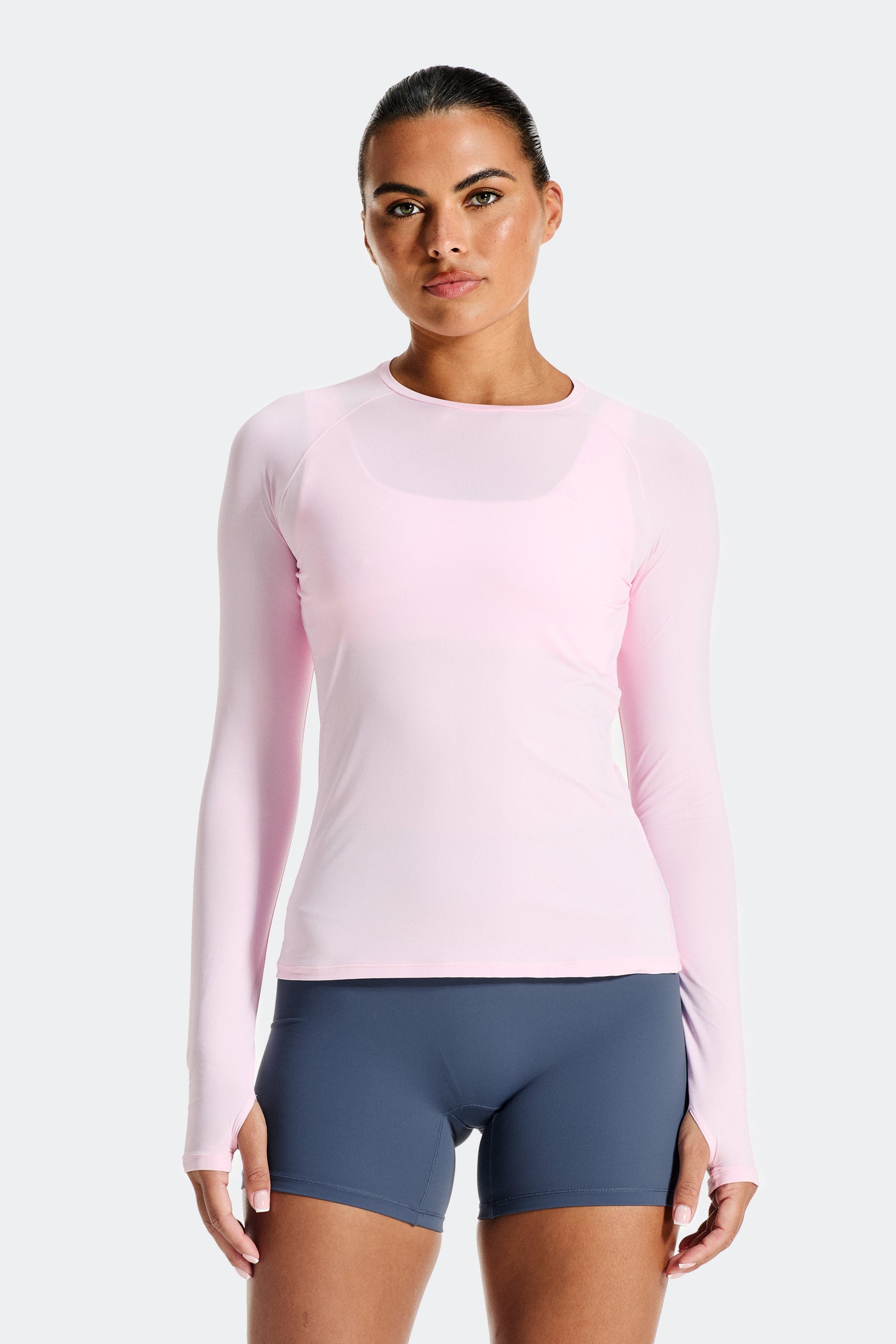 Everyday Long Sleeve Top - Light Pink