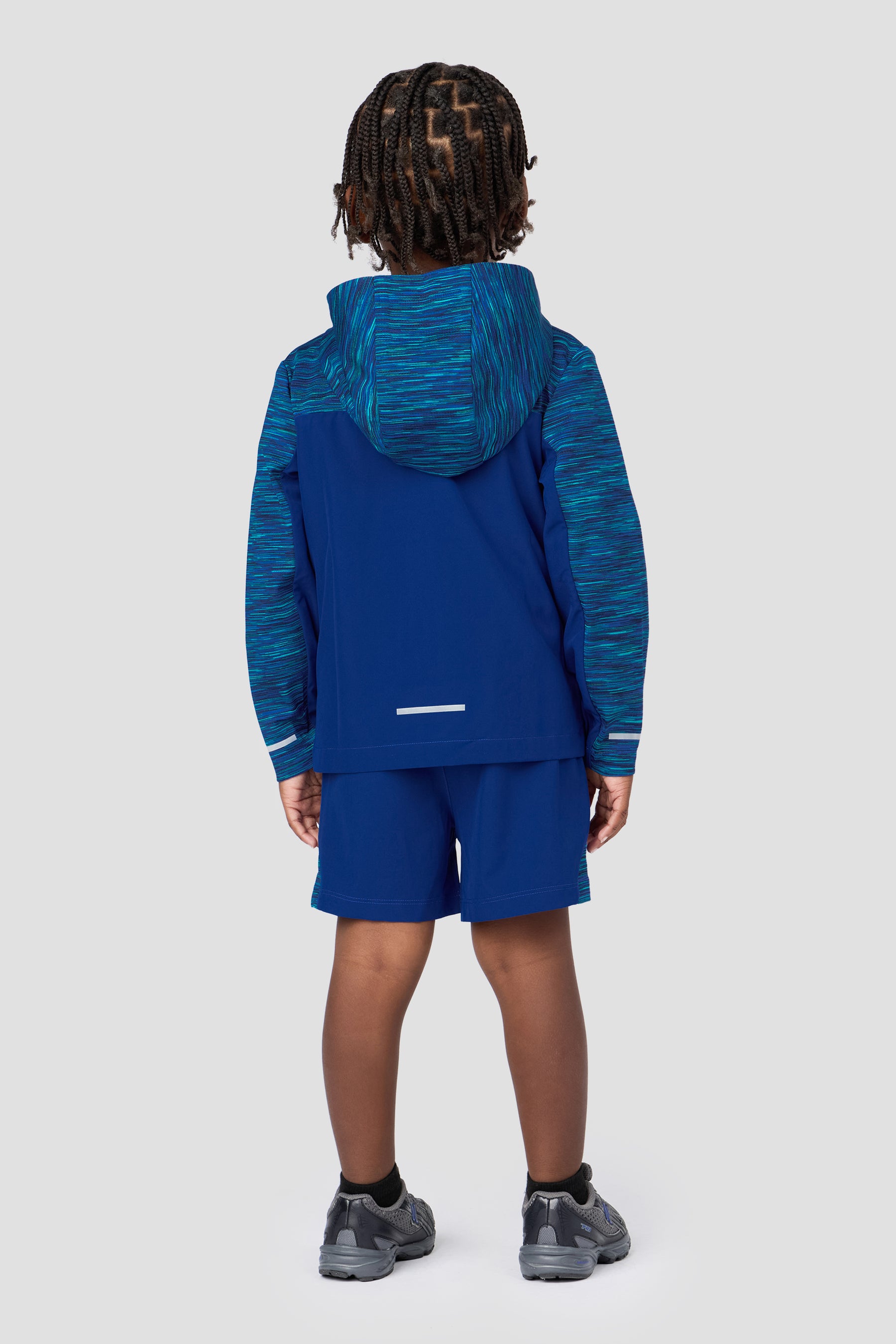 Infant Boys Trail Windbreaker - Blue/Navy Multi