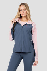 MTX Run Switch Windbreaker - Light Pink/Greyed Indigo
