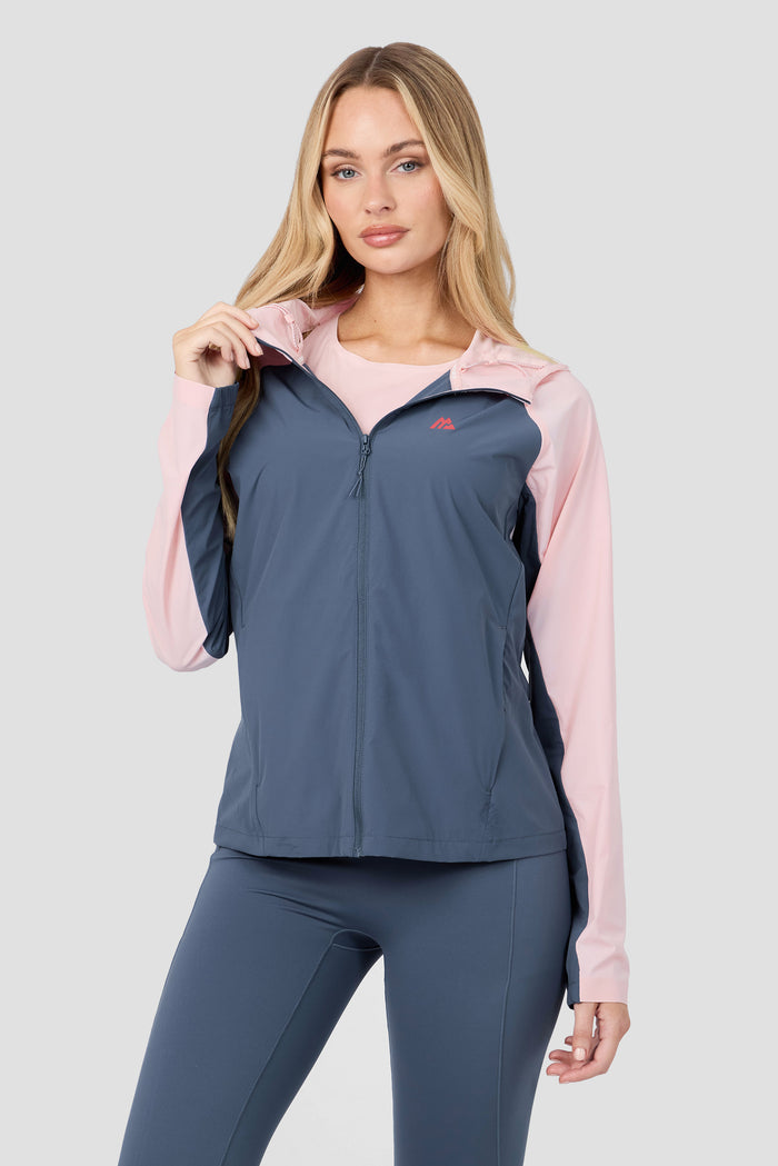 MTX Run Switch Windbreaker - Light Pink/Greyed Indigo