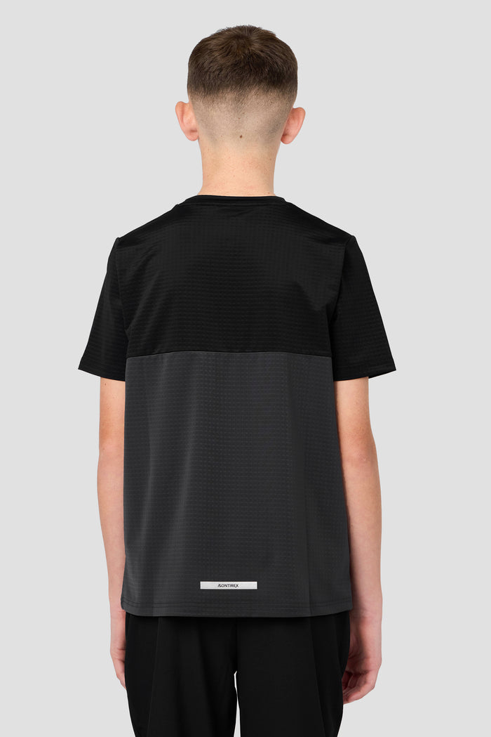 Boys Vortex T-Shirt - Black/Asphalt