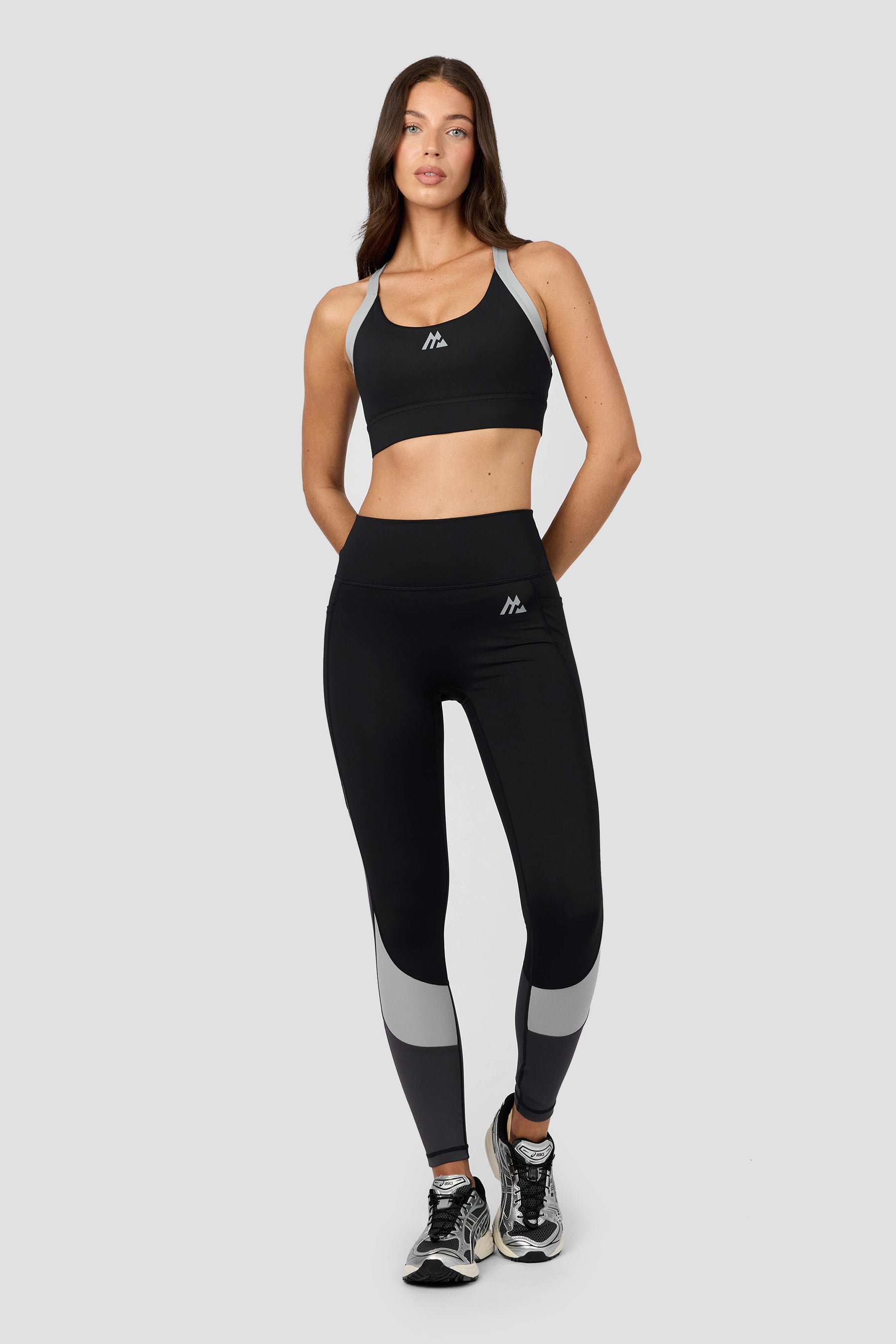 Stride Legging - Black/Basalt/Asphalt