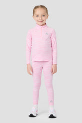 Infant Girls Trail 1/4 Zip/Legging Set - Soft Pink/White