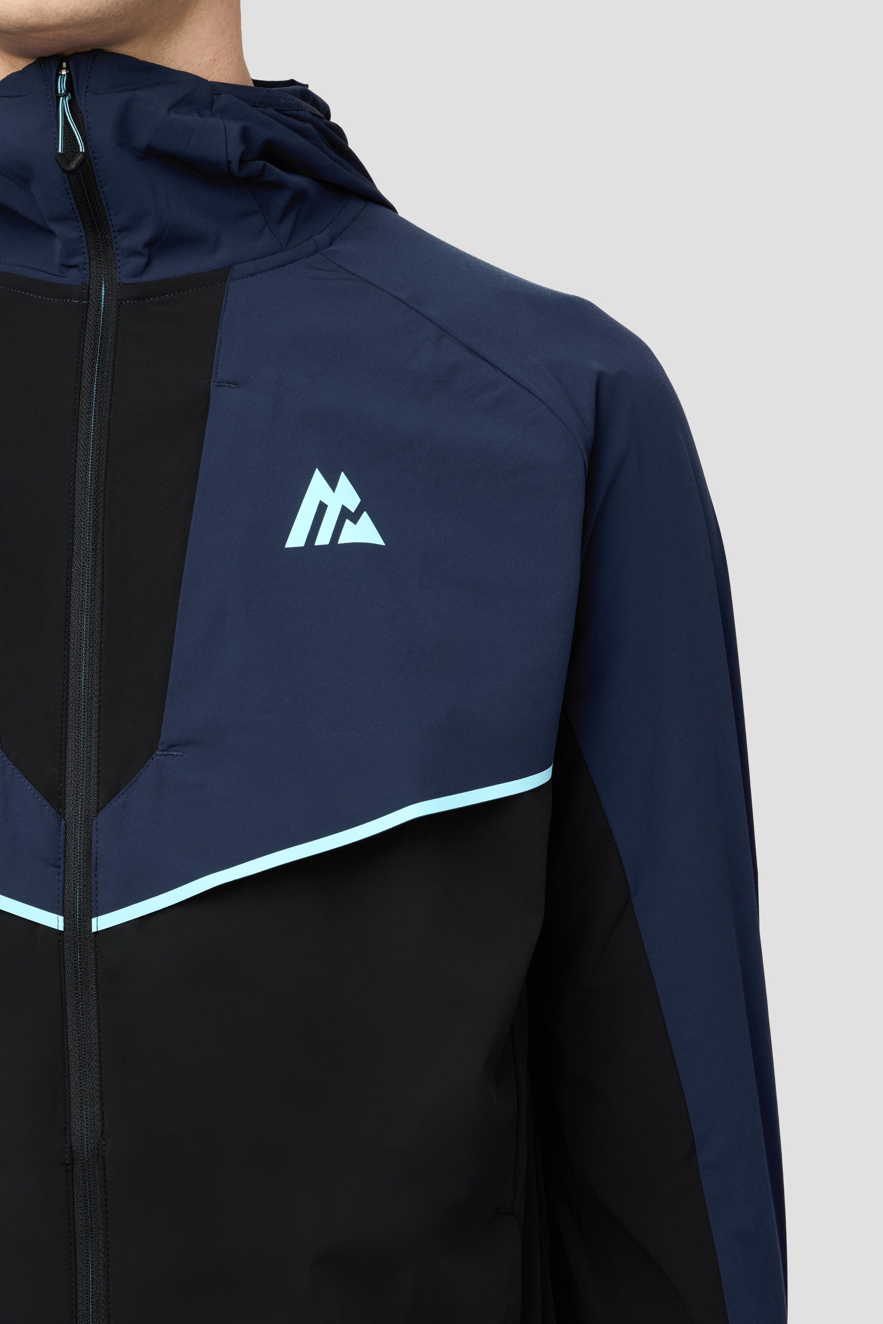 MTX Trail Traction Windbreaker - Black/Midnight Blue