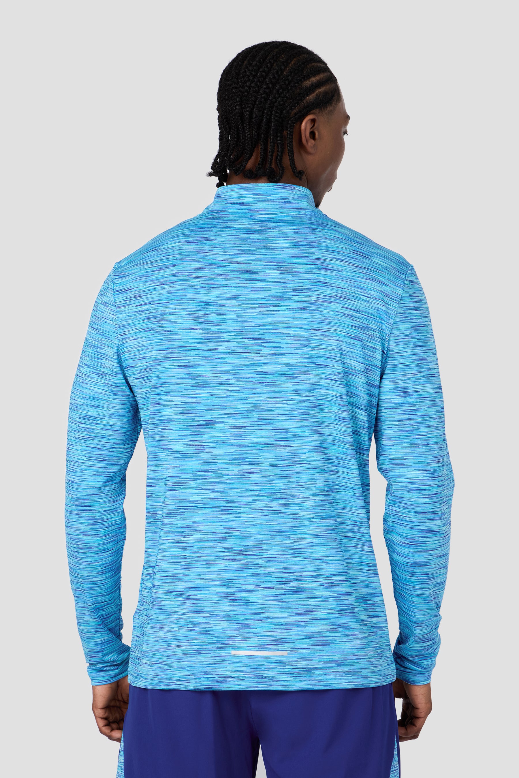 Trail 1/4 Zip  - Blue Multi