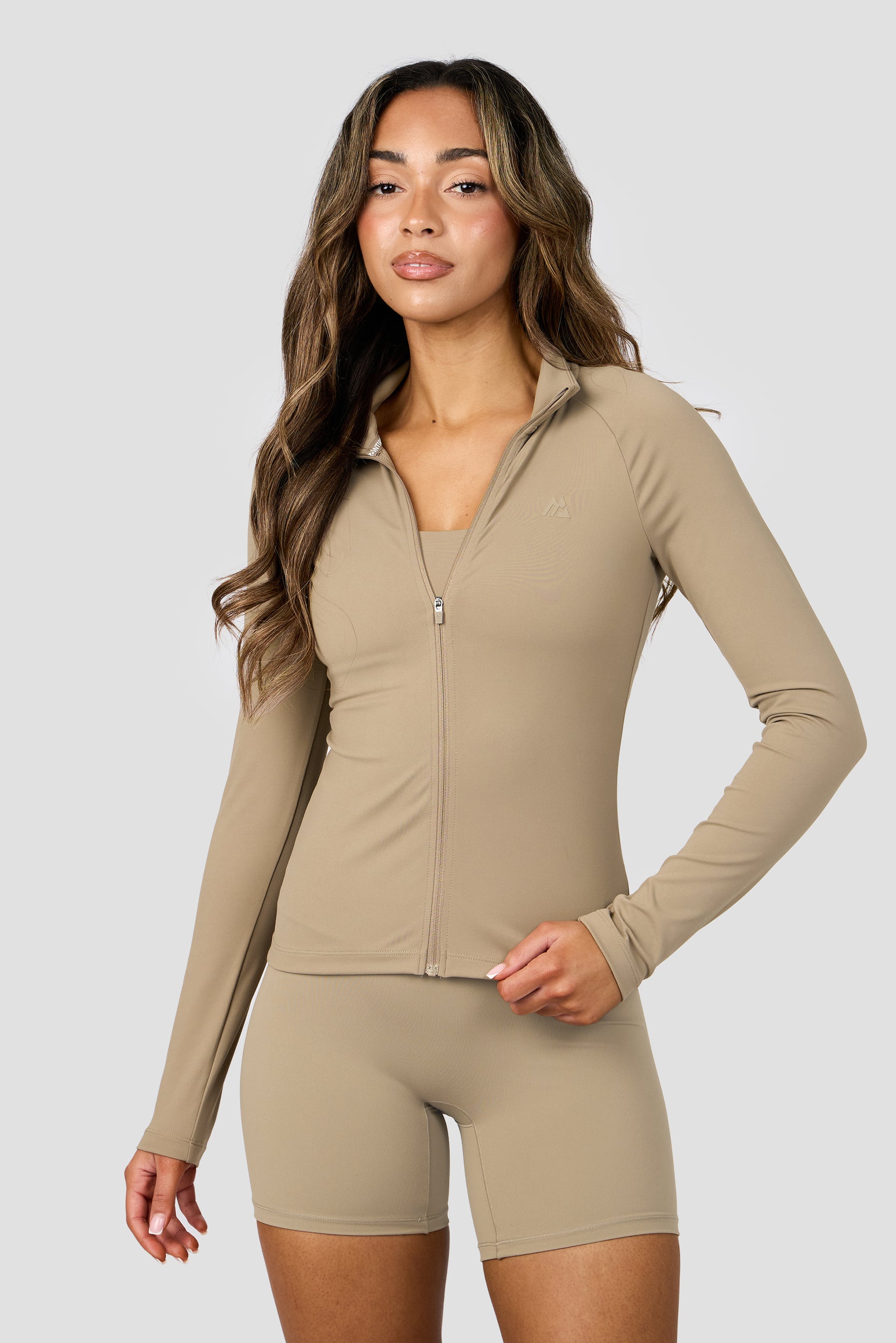 Form Full Zip - Praline 