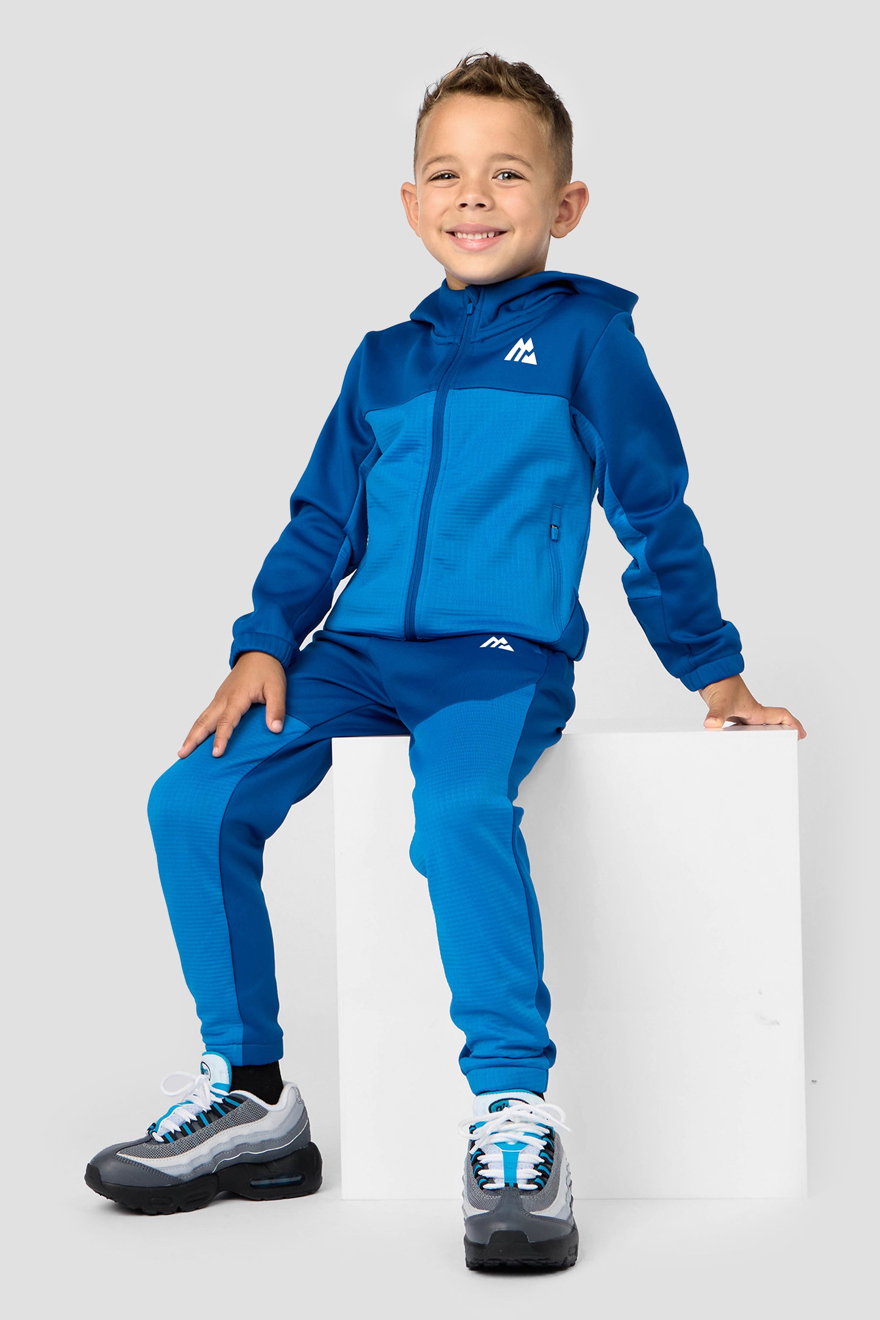 Infant Boys Latitude 2.0 Hood/Jogger Set - Cobalt/Idaho Blue