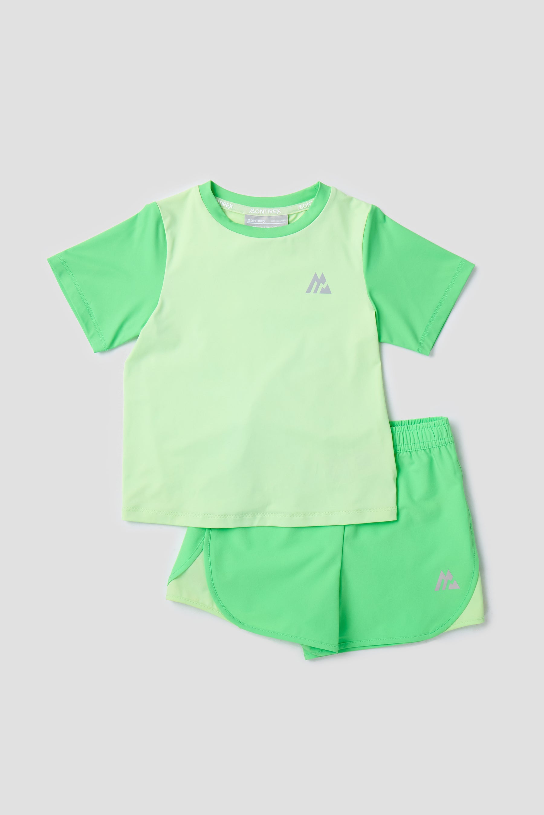 Infant Girls Bounce T-Shirt/Short Set - Iced Matcha/Pistachio