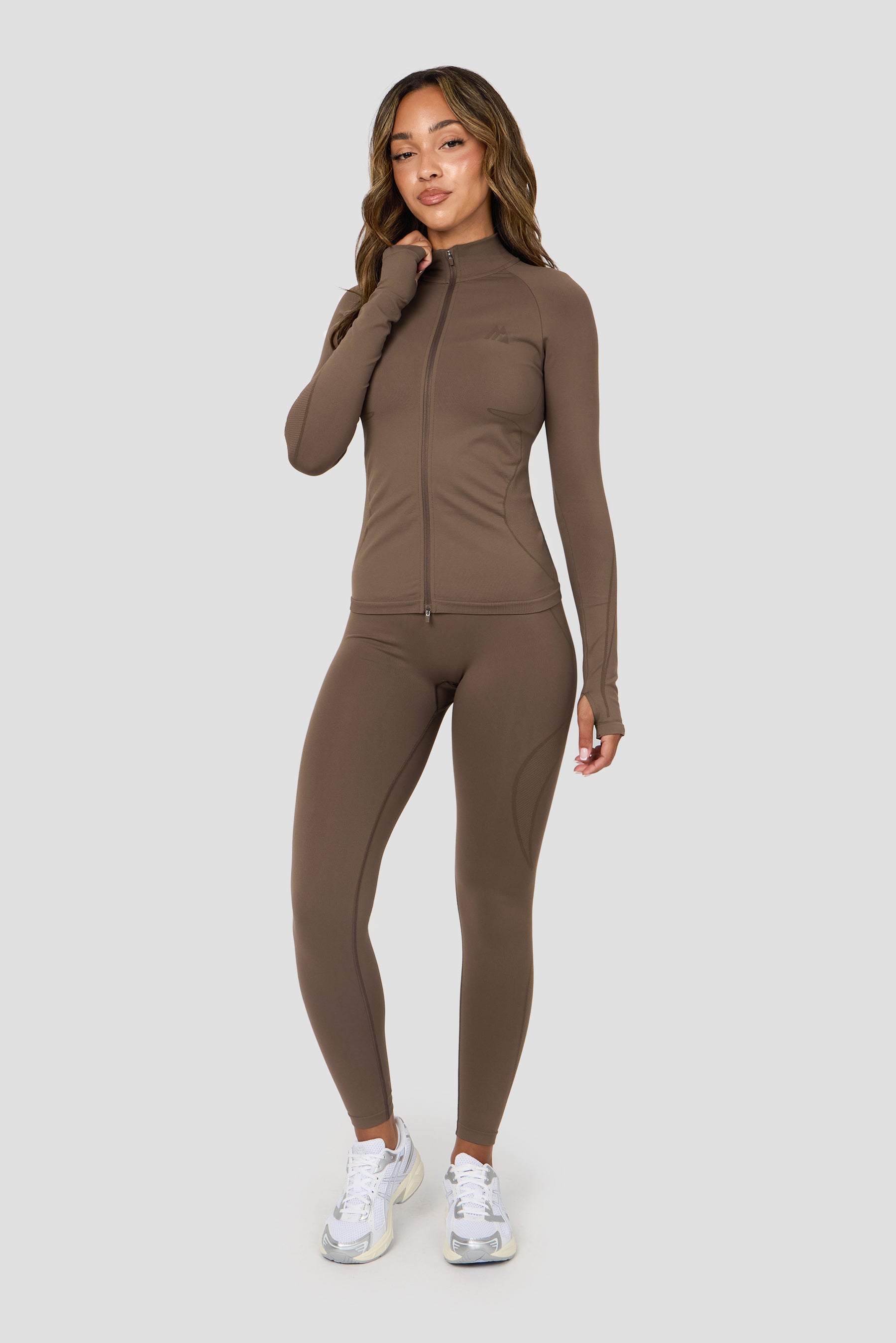 Evolve 2.0 Seamless Full Zip - Macchiato