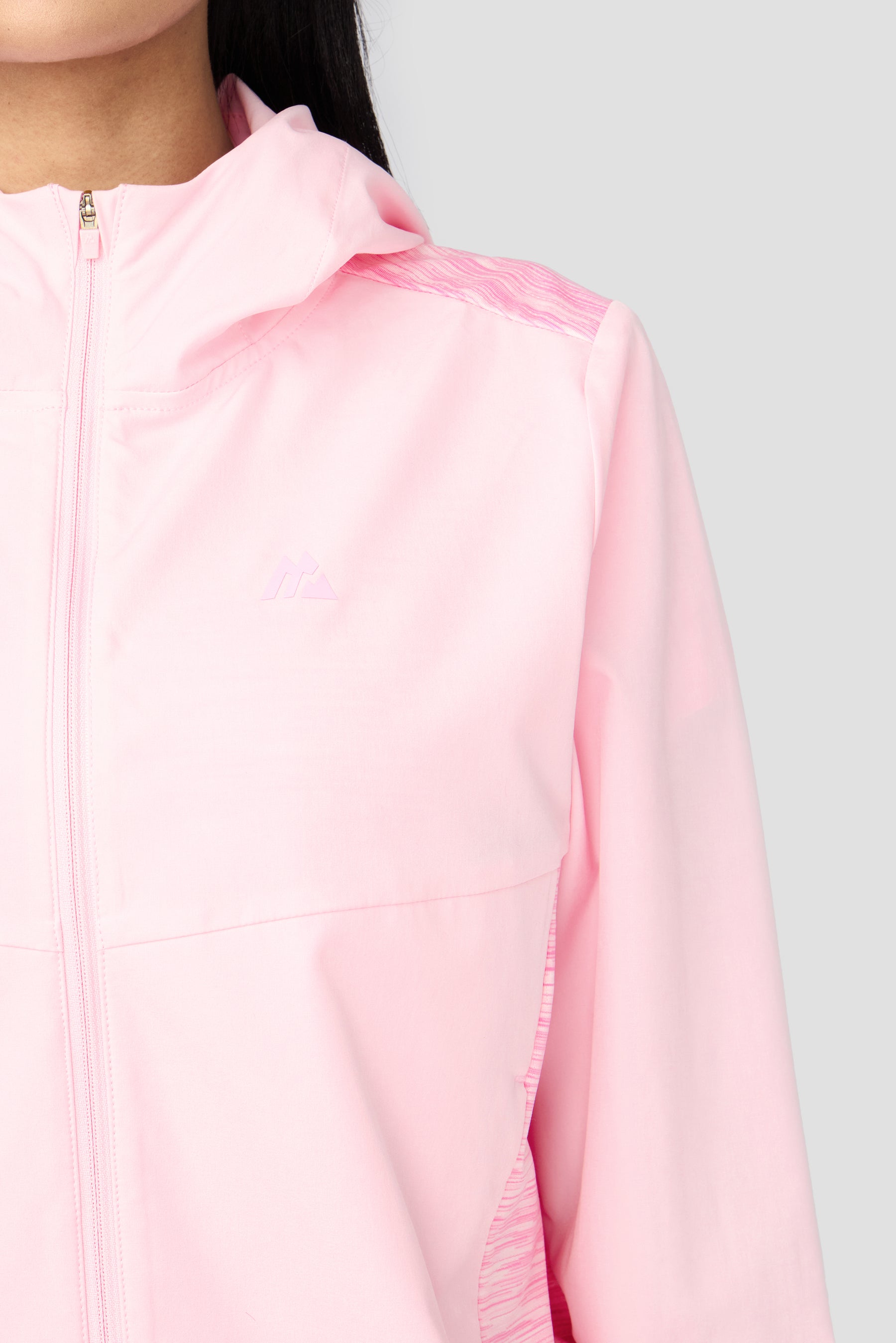 Women's Trail Windbreaker - Soft Pink Multi