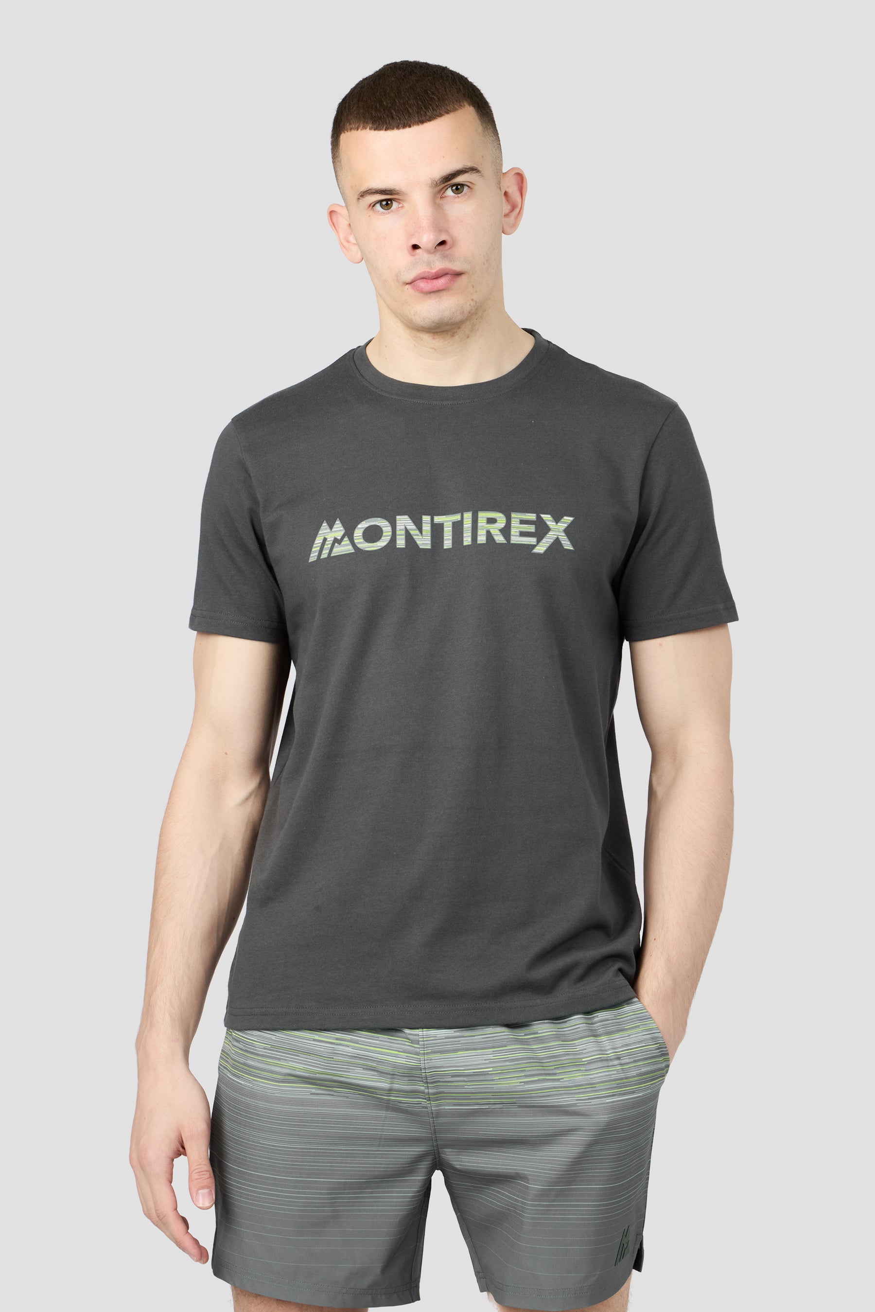 Trail M Logo T-Shirt - Asphalt