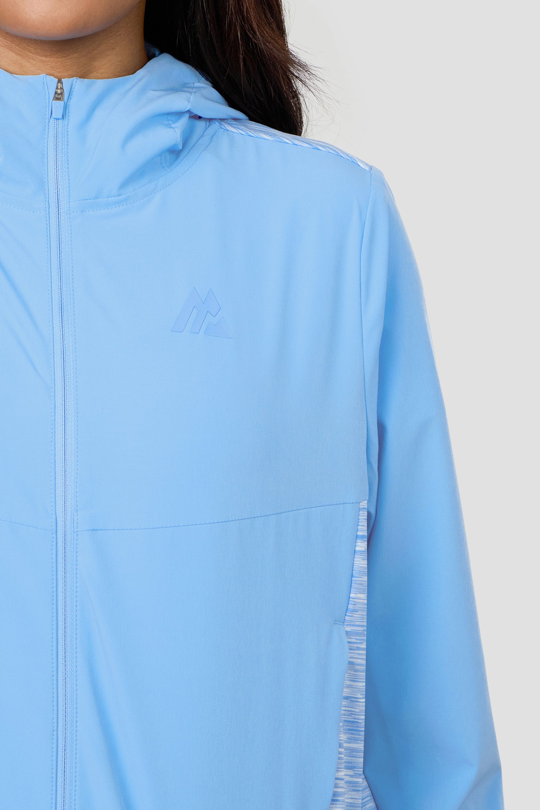 Women's Trail Windbreaker - Light Blue Multi