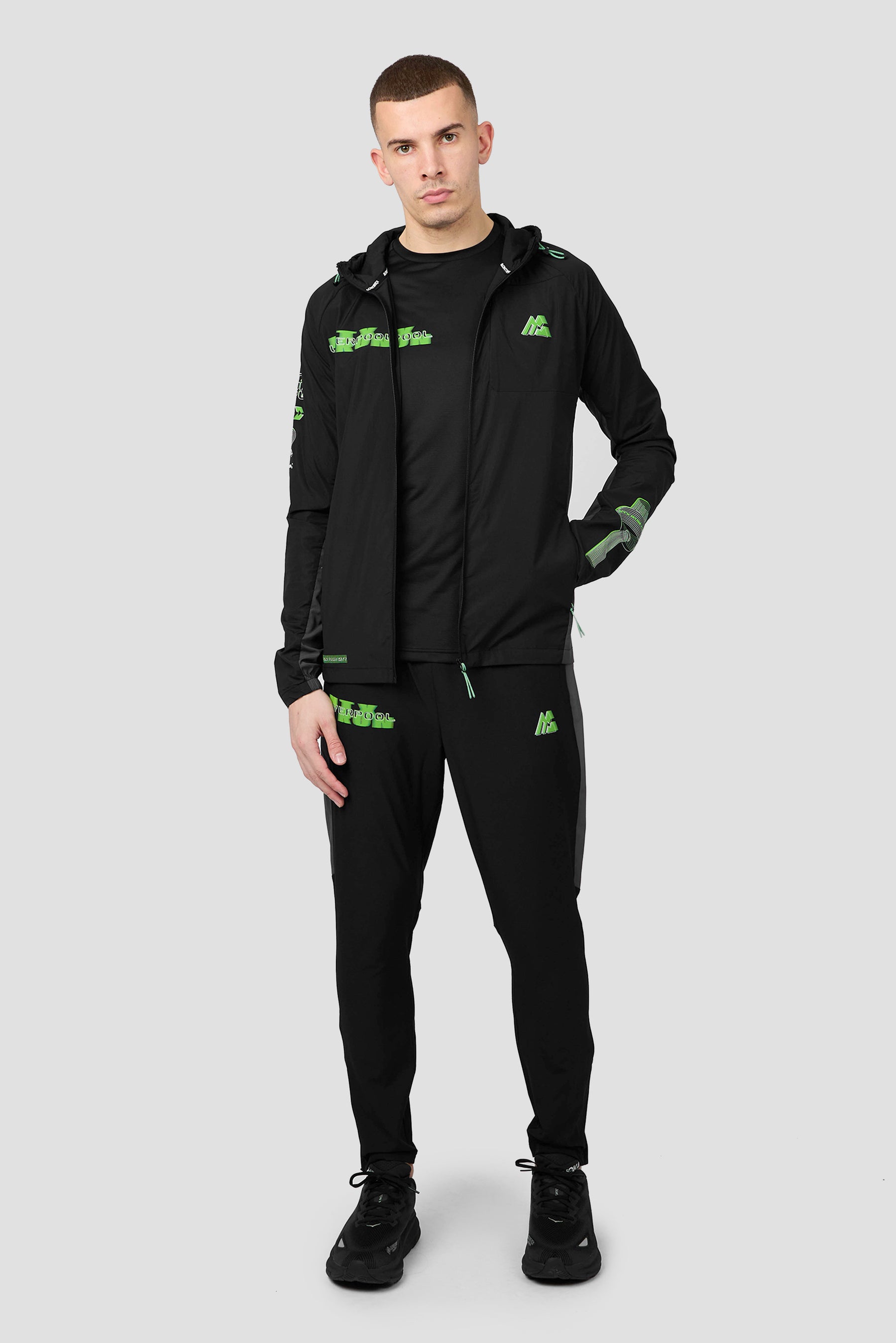 MTX Run City Liverpool Jacket - Black/Asphalt