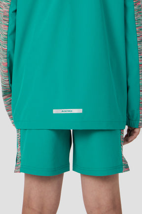Boys Trail Windbreaker - Teal/Pink/White