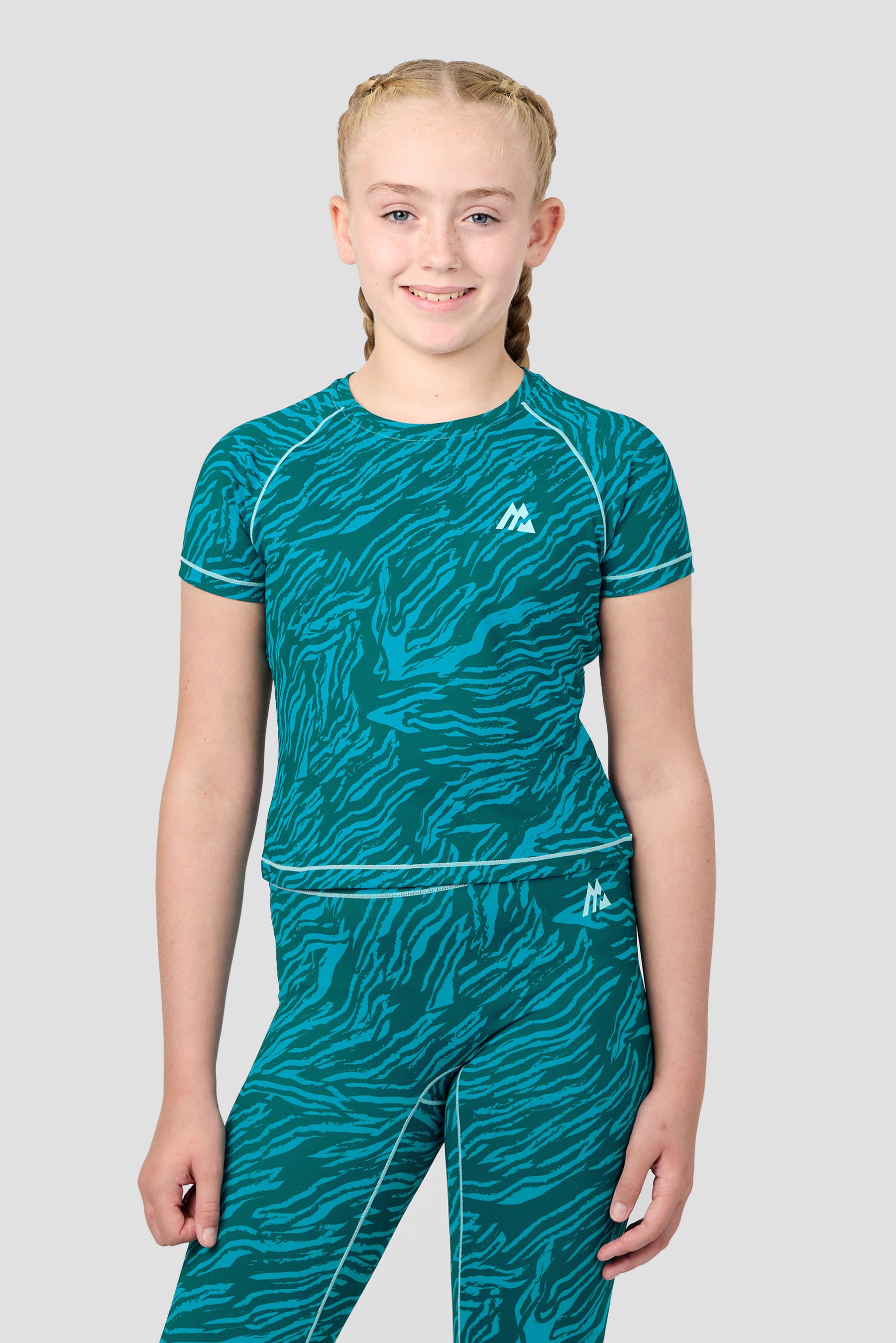 Girls Seren T-Shirt - Pacific