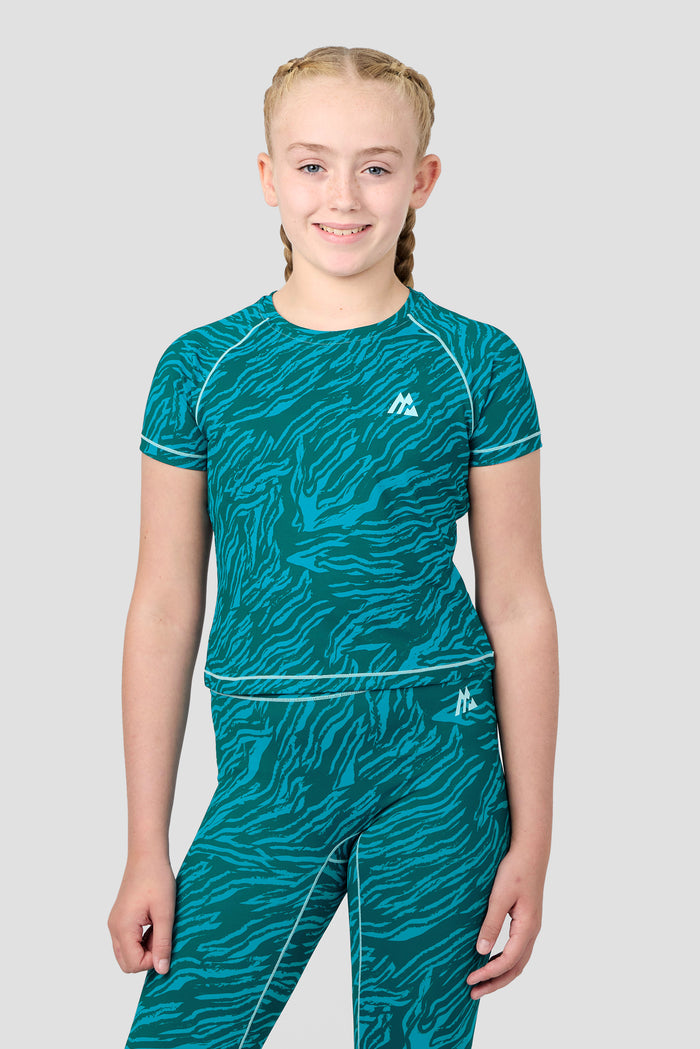 Girls Seren T-Shirt - Pacific