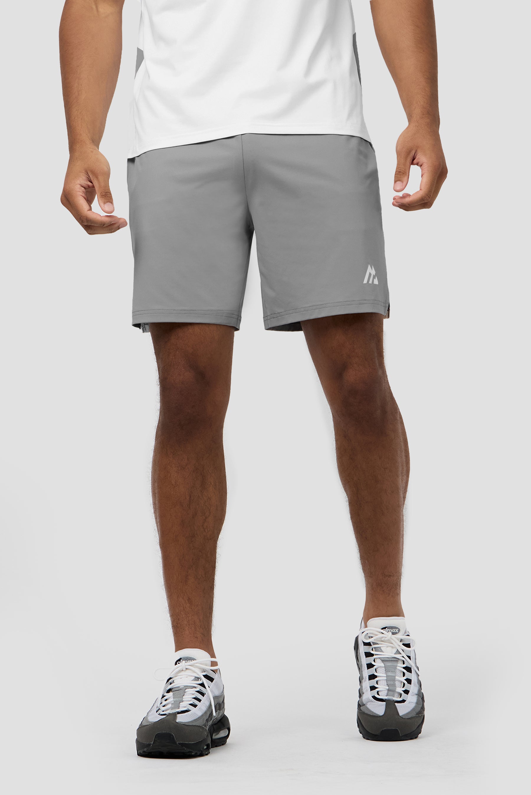 Strike Short - Platinum Grey/White