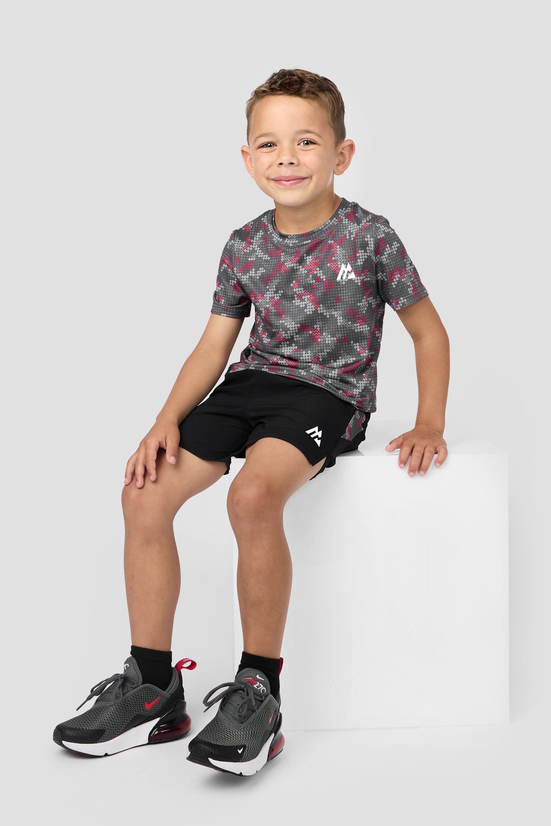 Infant Boys Descent Print T-Shirt/Short Set - 