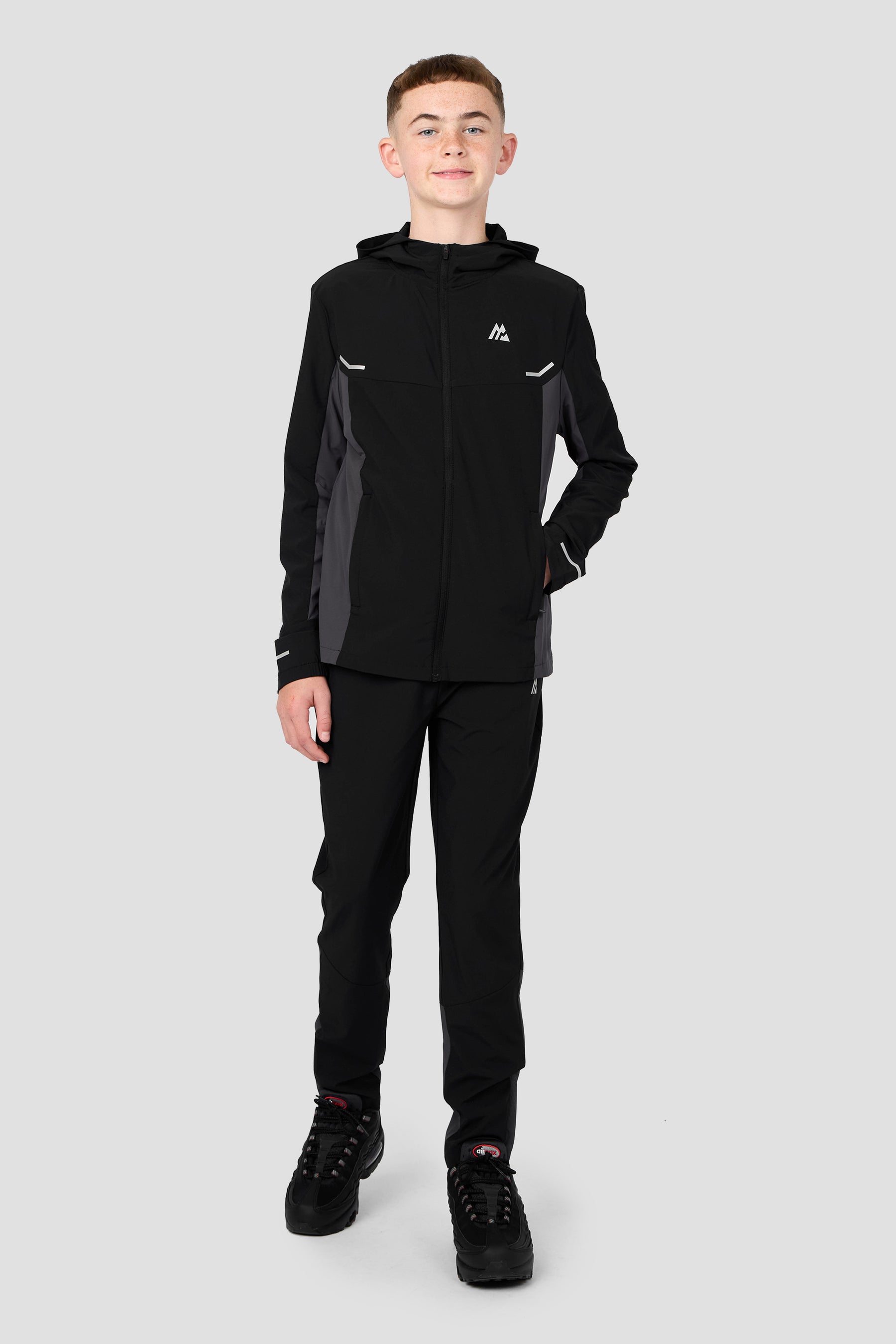 Boys Vortex Jacket - Black/Asphalt