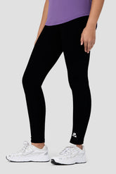 Girls Icon Full Length Legging - Black