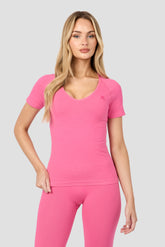 Muse Seamless T-Shirt - Peony Pink