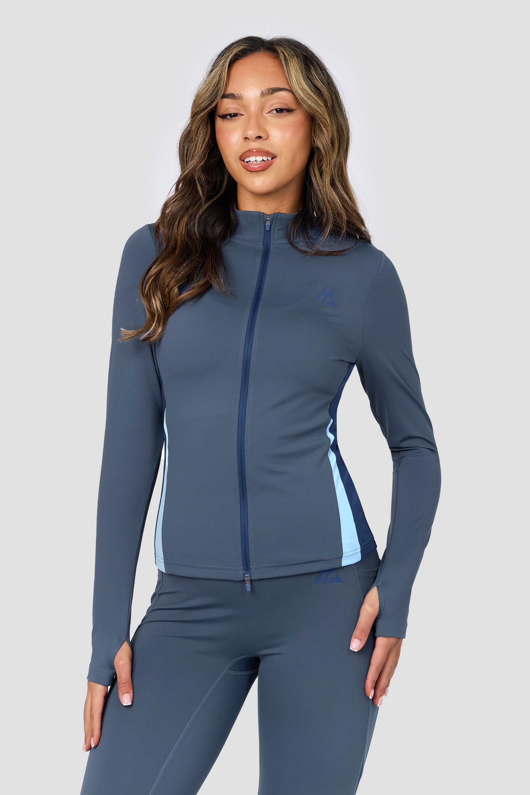 STRIDE FULL ZIP - VINTAGE INDIGO/GLACIER LAKE/ESTATE BLUE