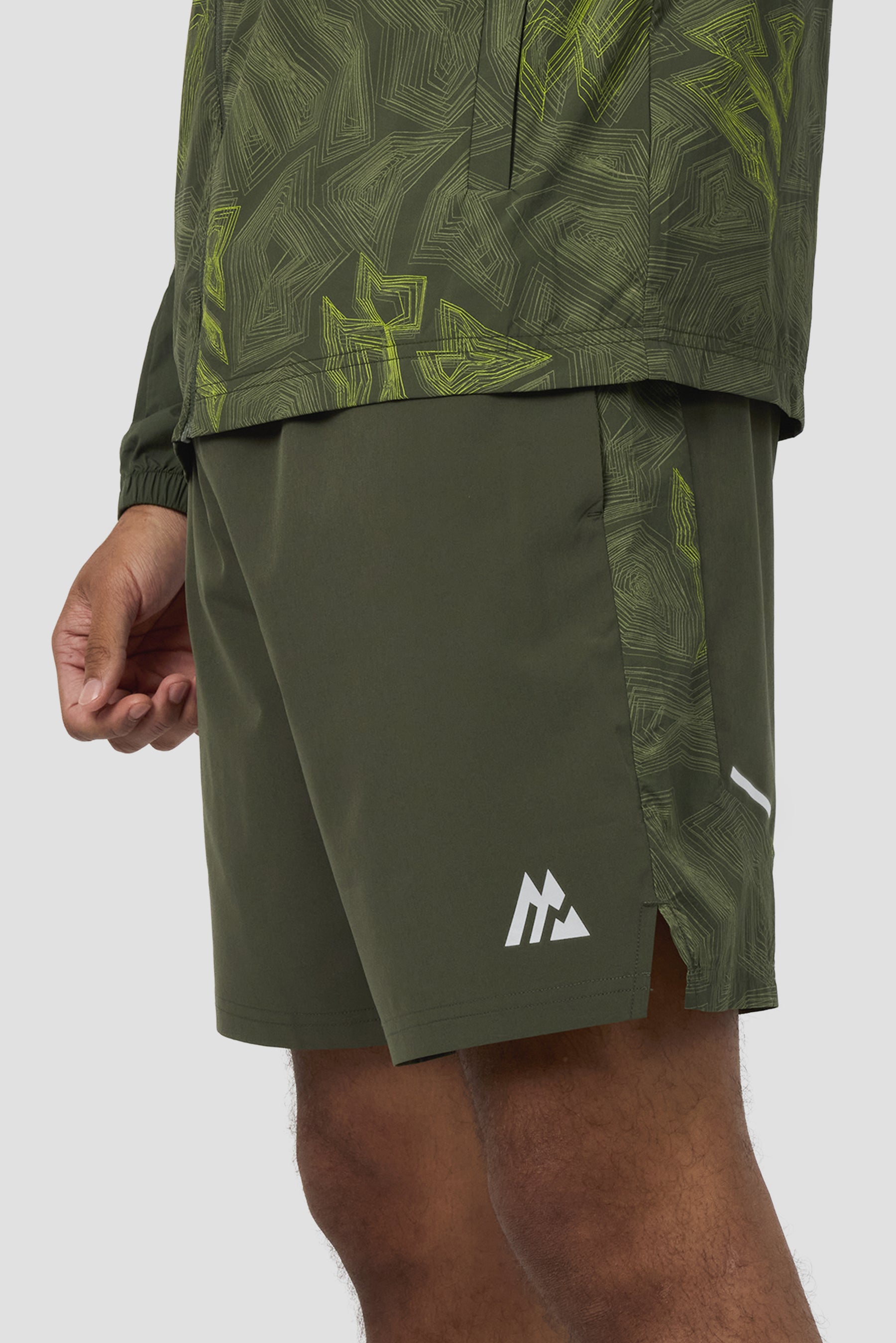 Geo M Print Short - Elm