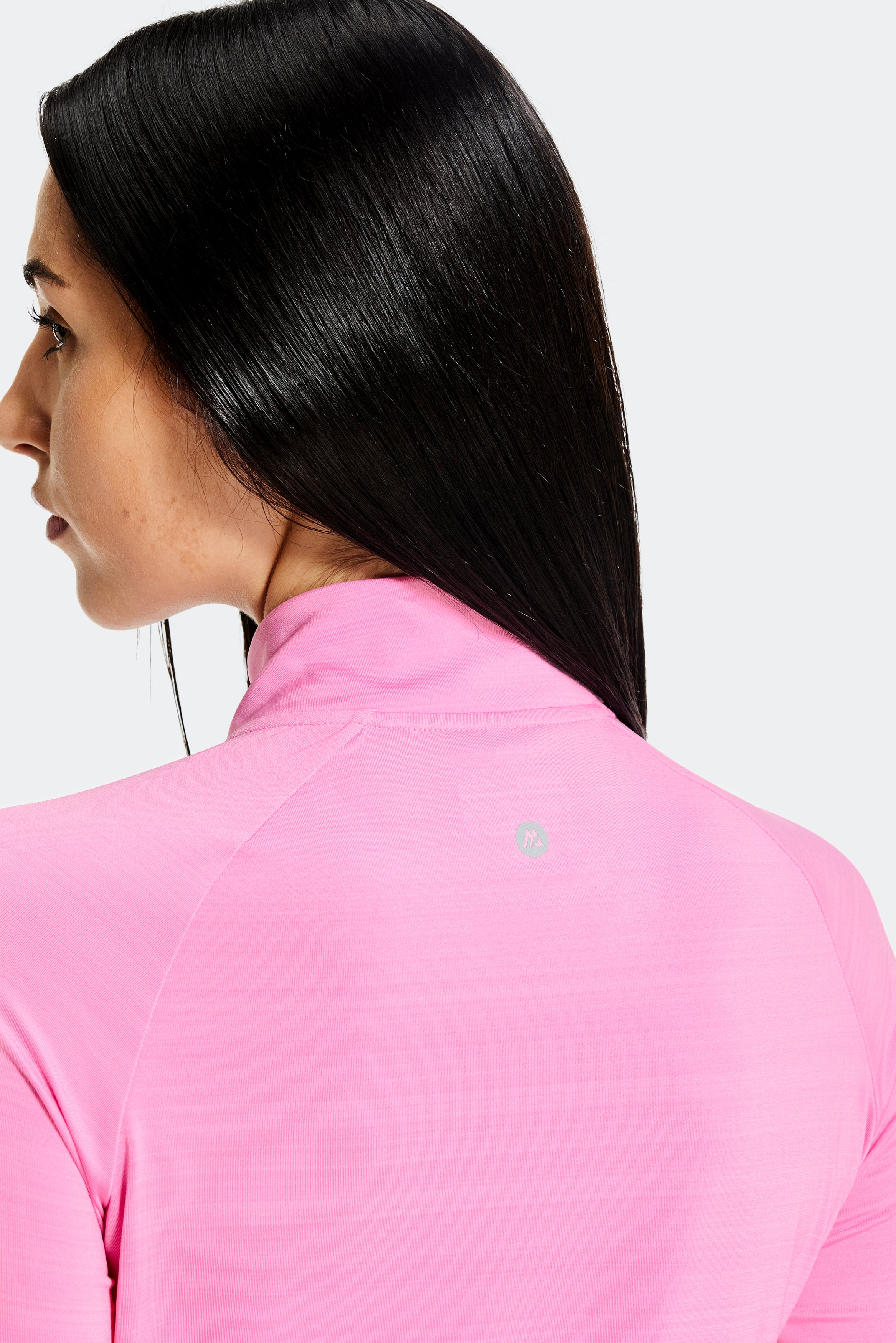 Breathe 1/4 Zip Pink Lemonade | Montirex Gymwear Sportswear