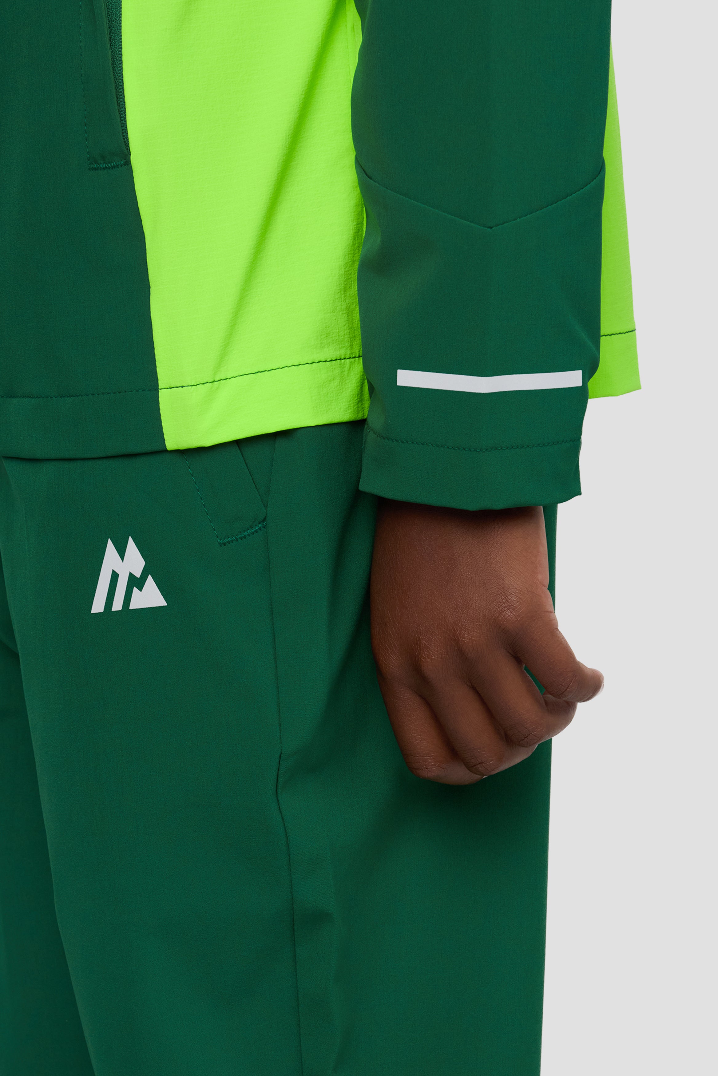 Boys Vortex Pant Sherwood/Neon Green | Montirex Sportswear