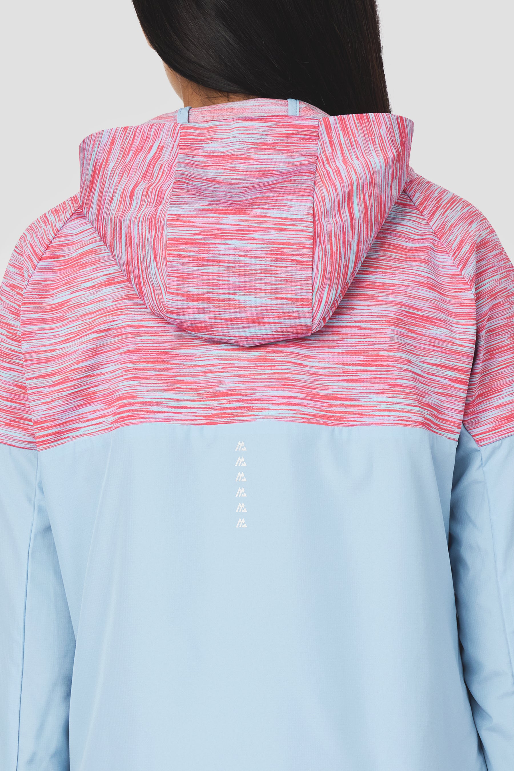 Girls Trail Windbreaker - Blue/Pink Multi