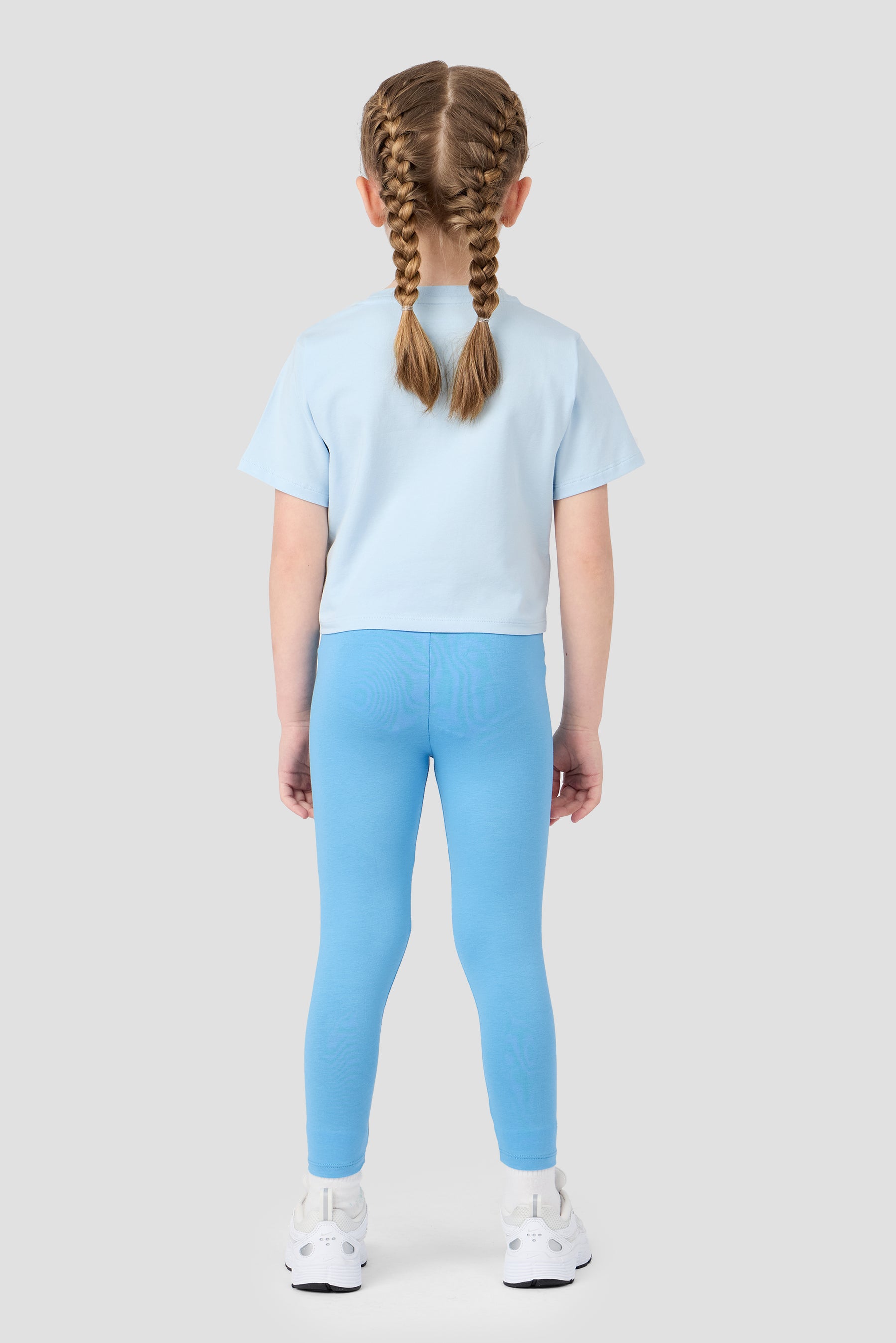 Infant Girls Spark T-Shirt/Legging - Misty Blue/Blue Blossom
