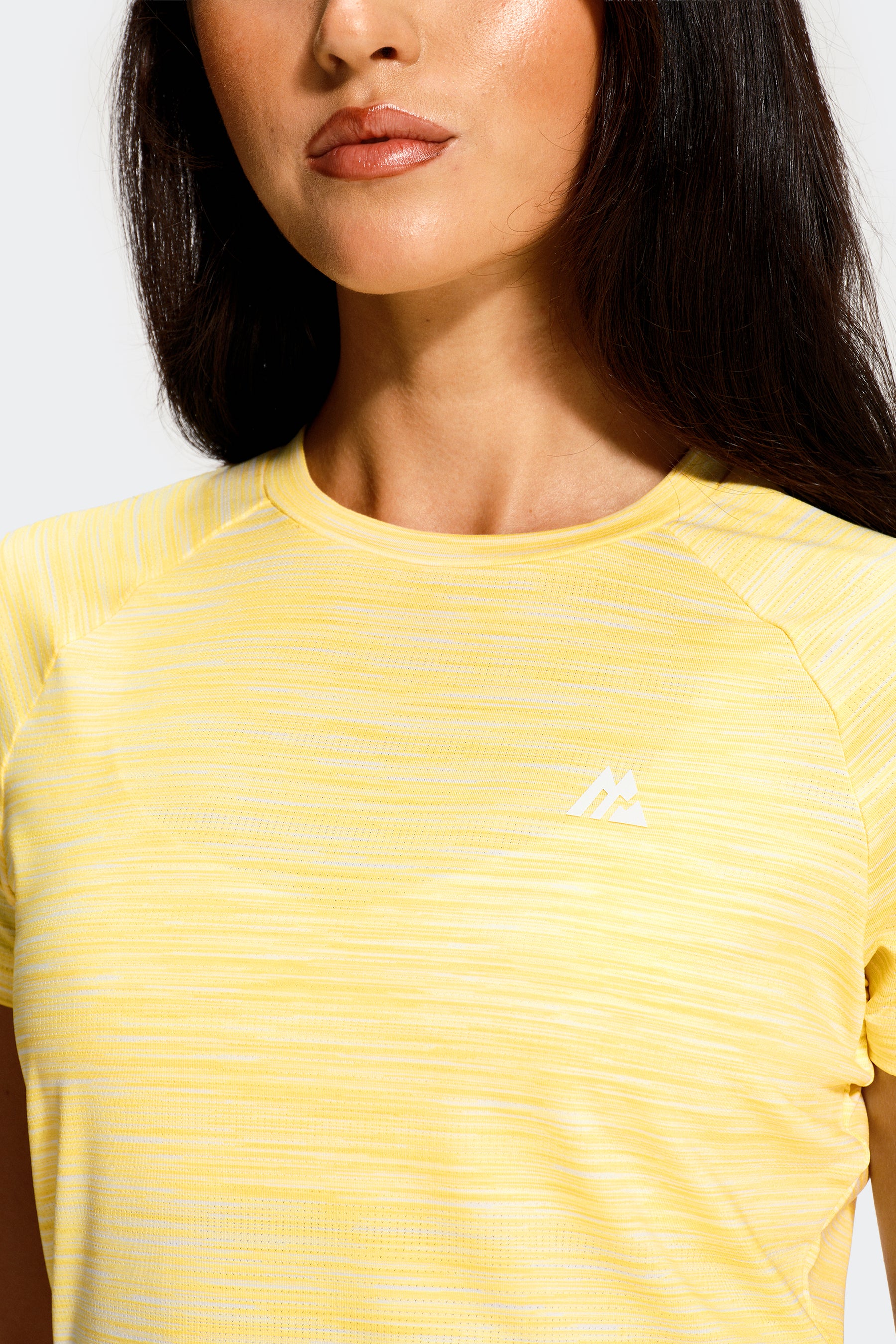 Women's Trail T-Shirt - Lemon/White