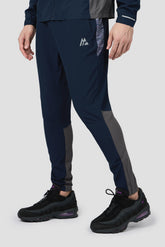 Trail Panel Running Pant - Navy/Grey/Purple Multi