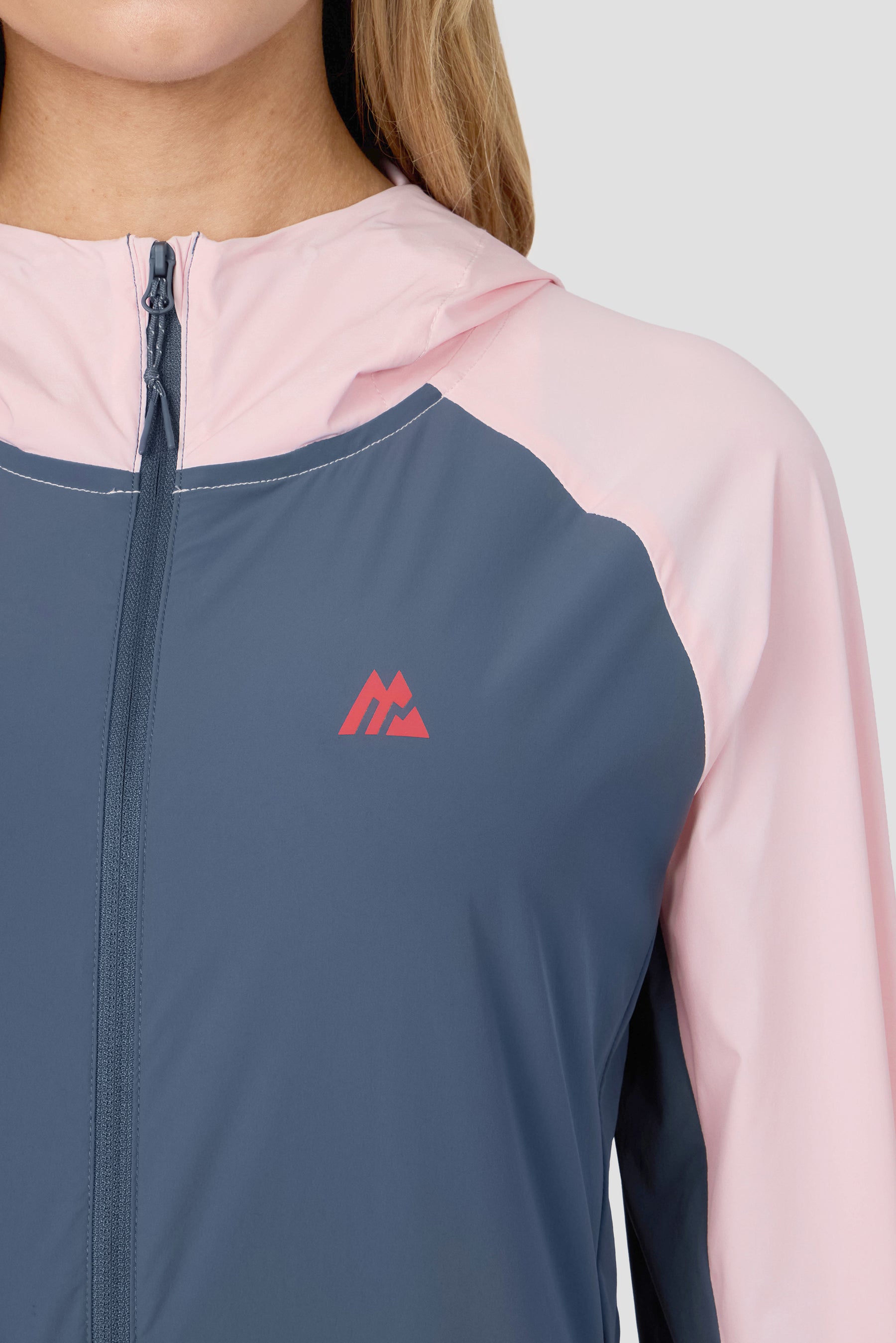 MTX Run Switch Windbreaker - Light Pink/Greyed Indigo