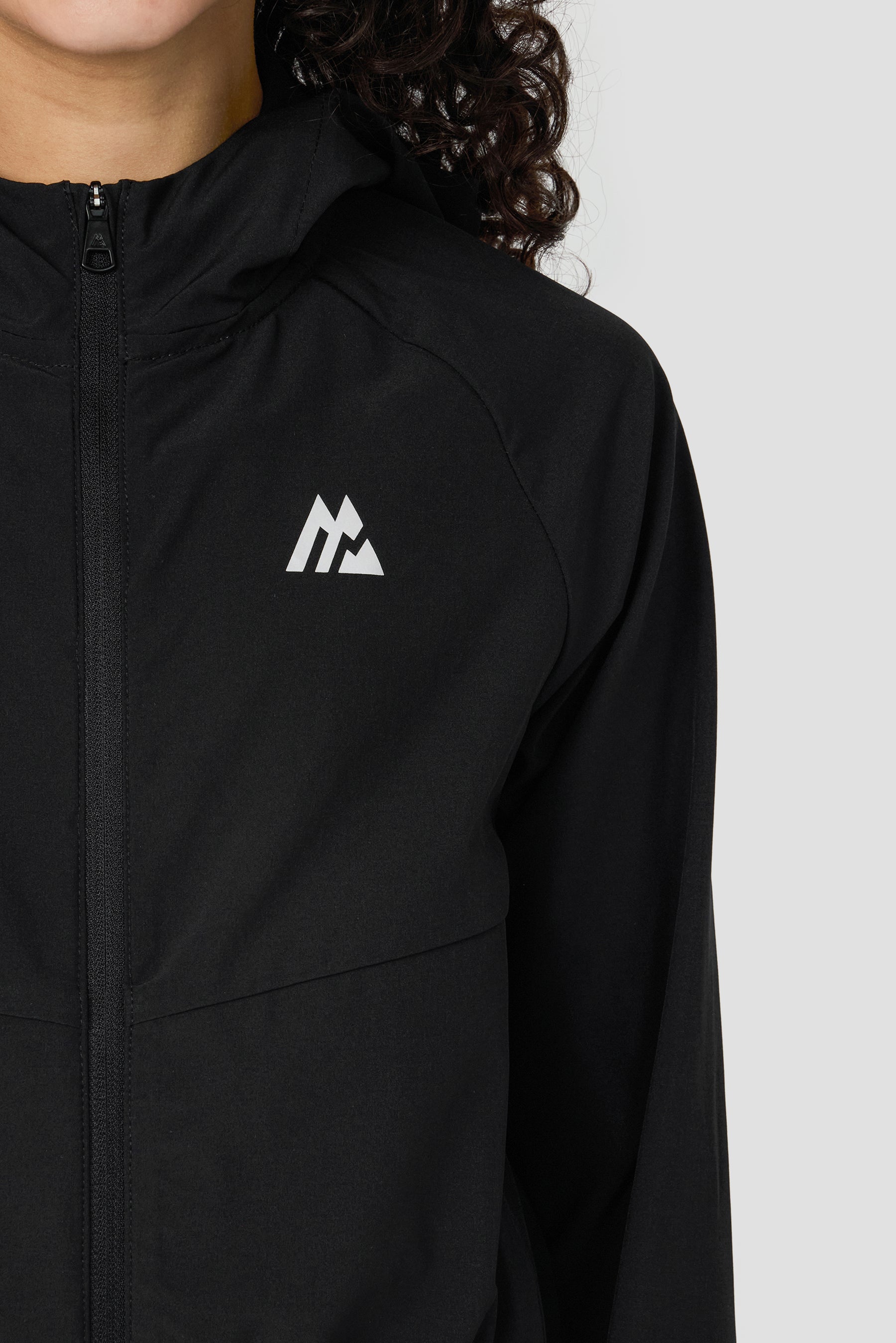 Girls Track Jacket - Black