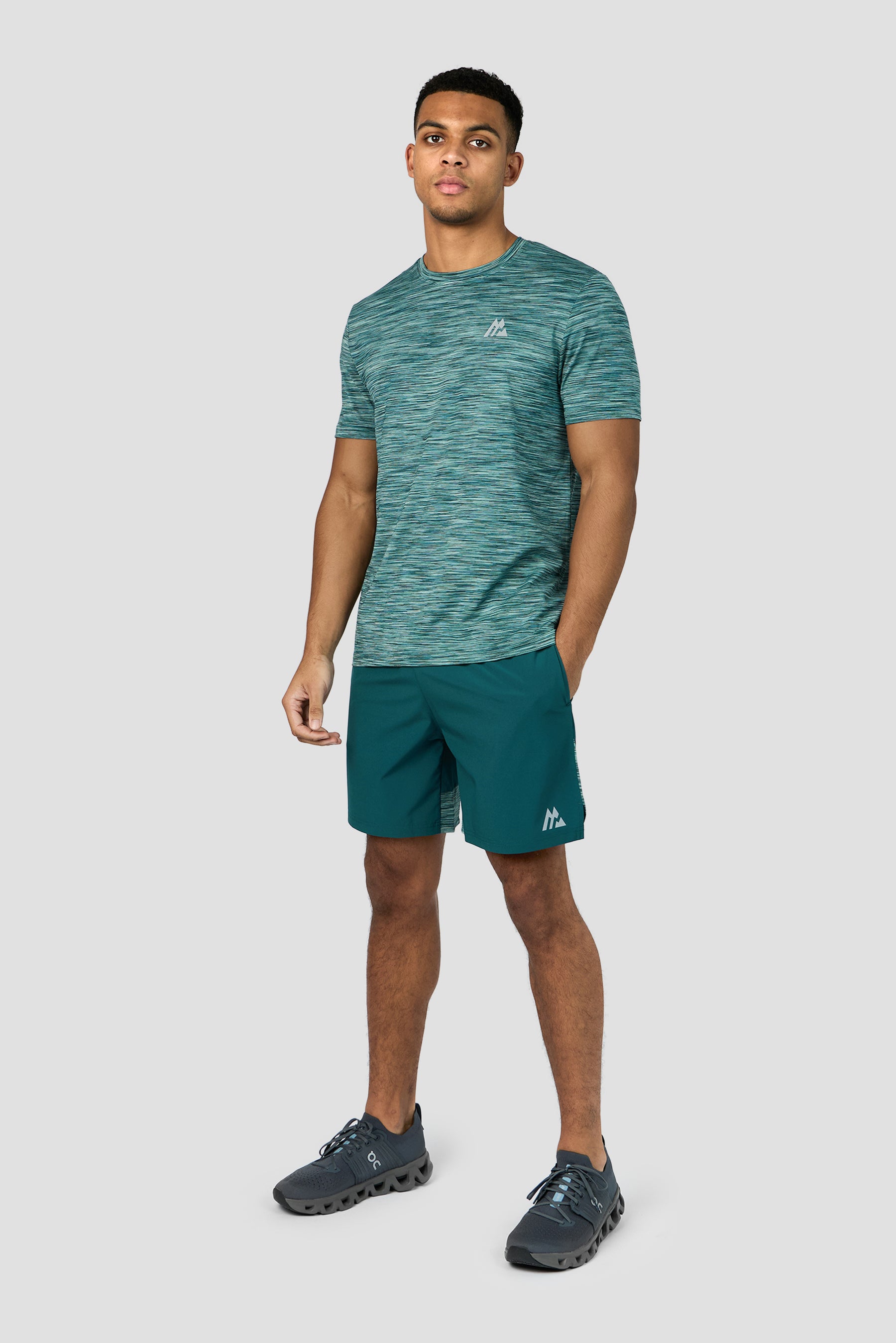 Trail Panel 2.0 Short - Light Teal Multi