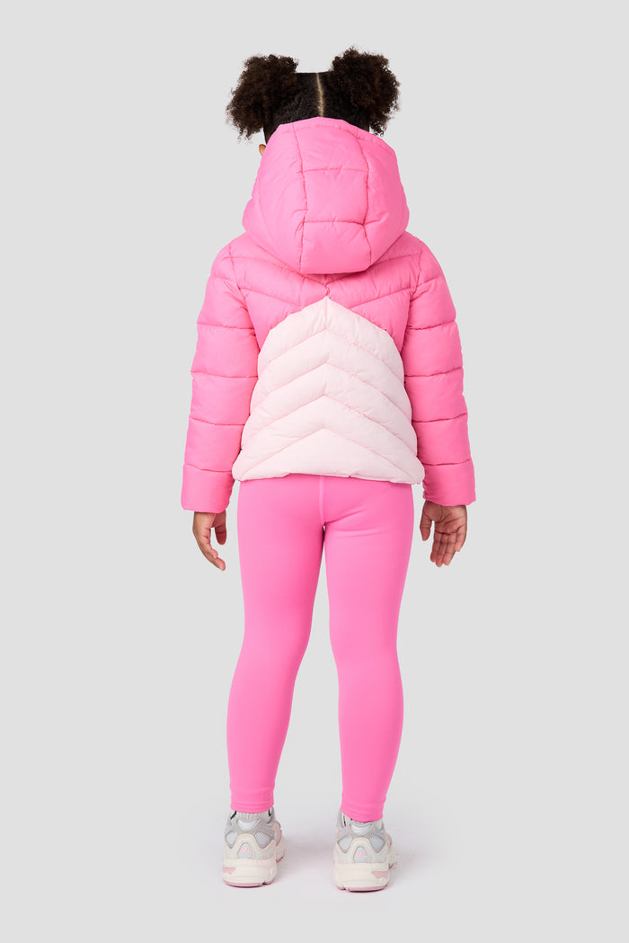 Infant Girls Icicle Jacket - Silk Pink/Framboise
