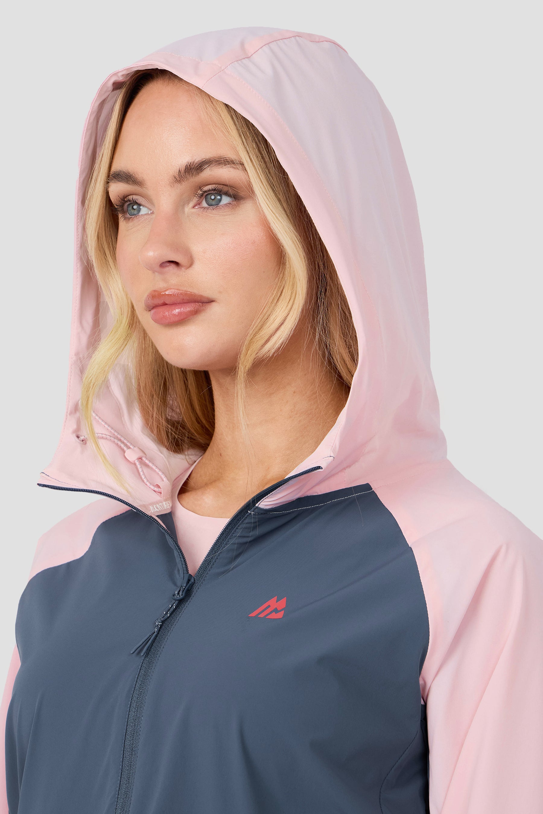 MTX Run Switch Windbreaker - Light Pink/Greyed Indigo