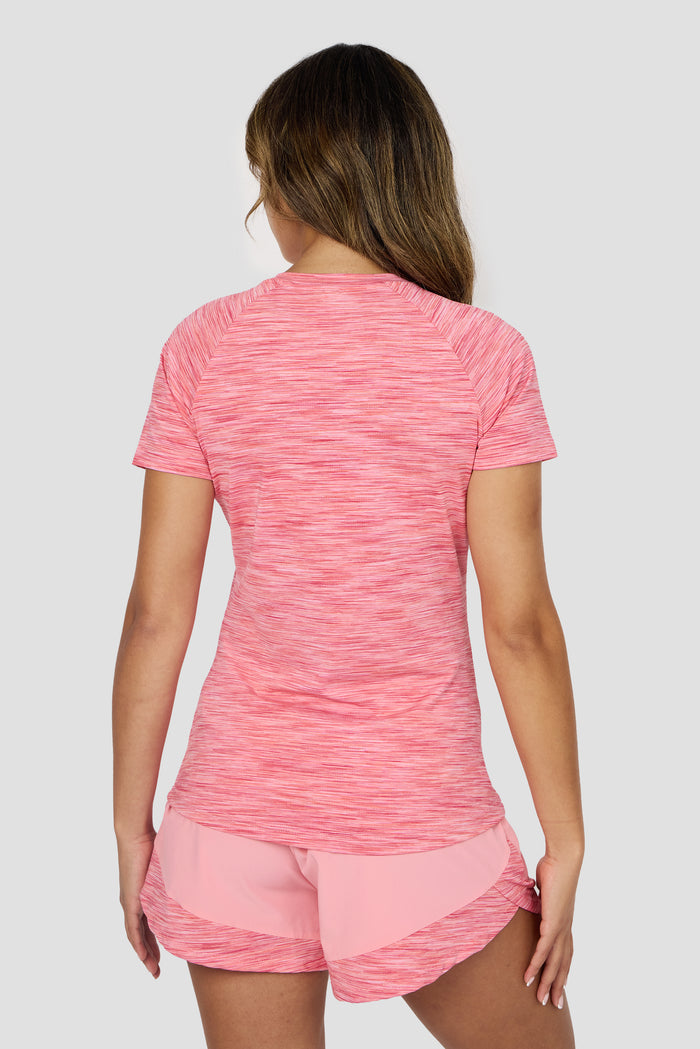 Women's Trail T-Shirt - Pink/Orange Multi