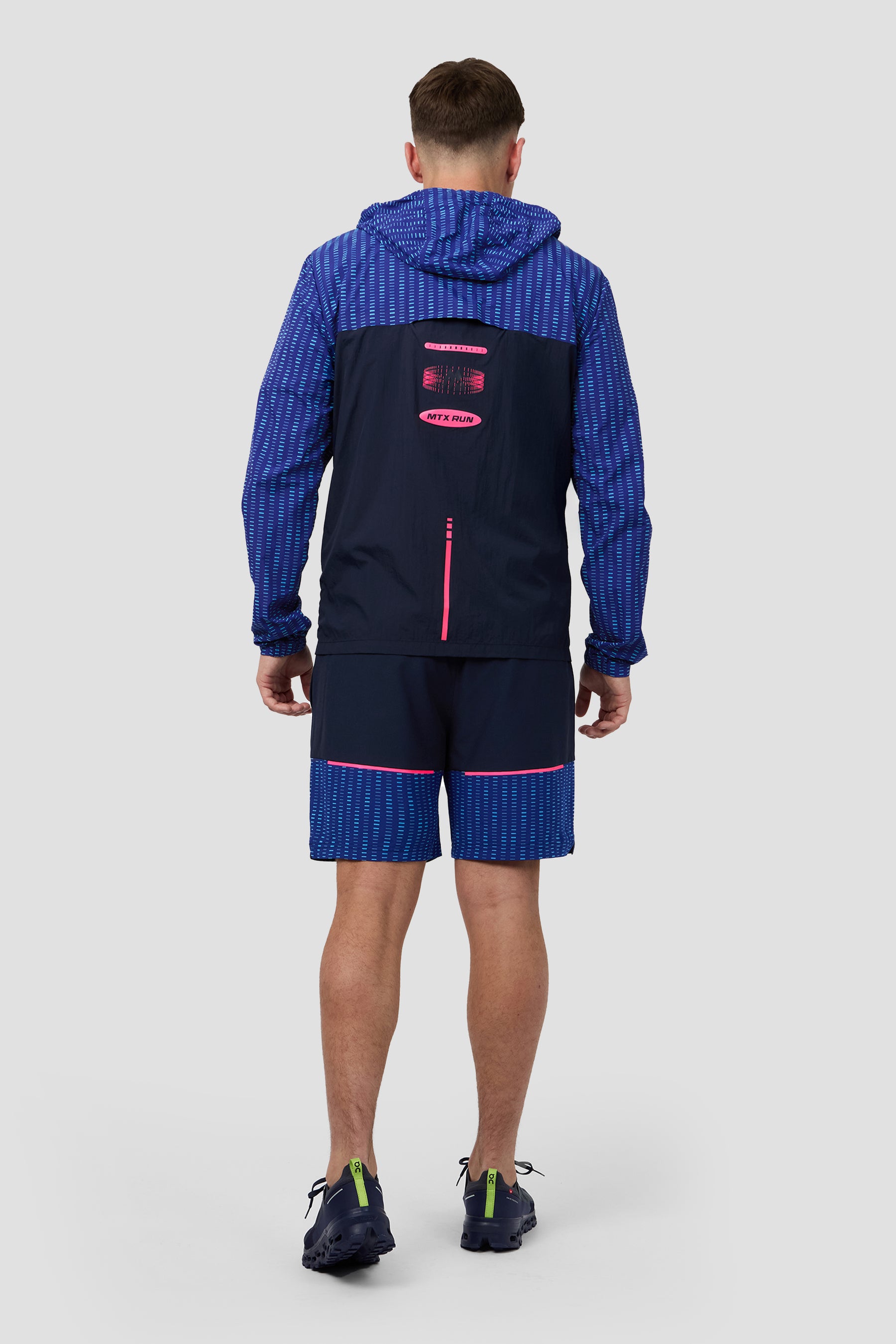 MTX Run Tempo Windbreaker - Marine Blue/Midnight Blue