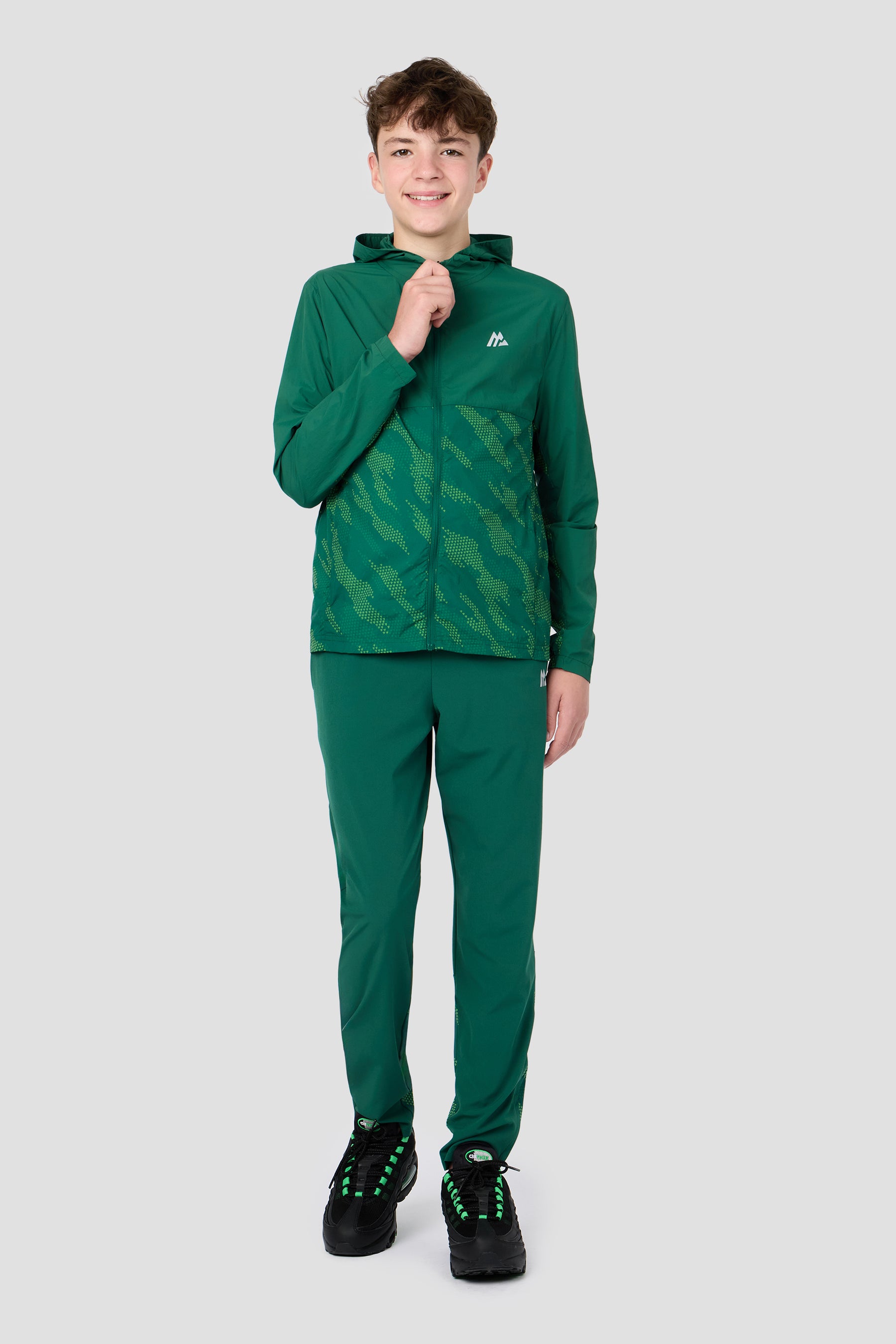 Boys Thera Jacket - Evergreen/Sherwood/Neon Green