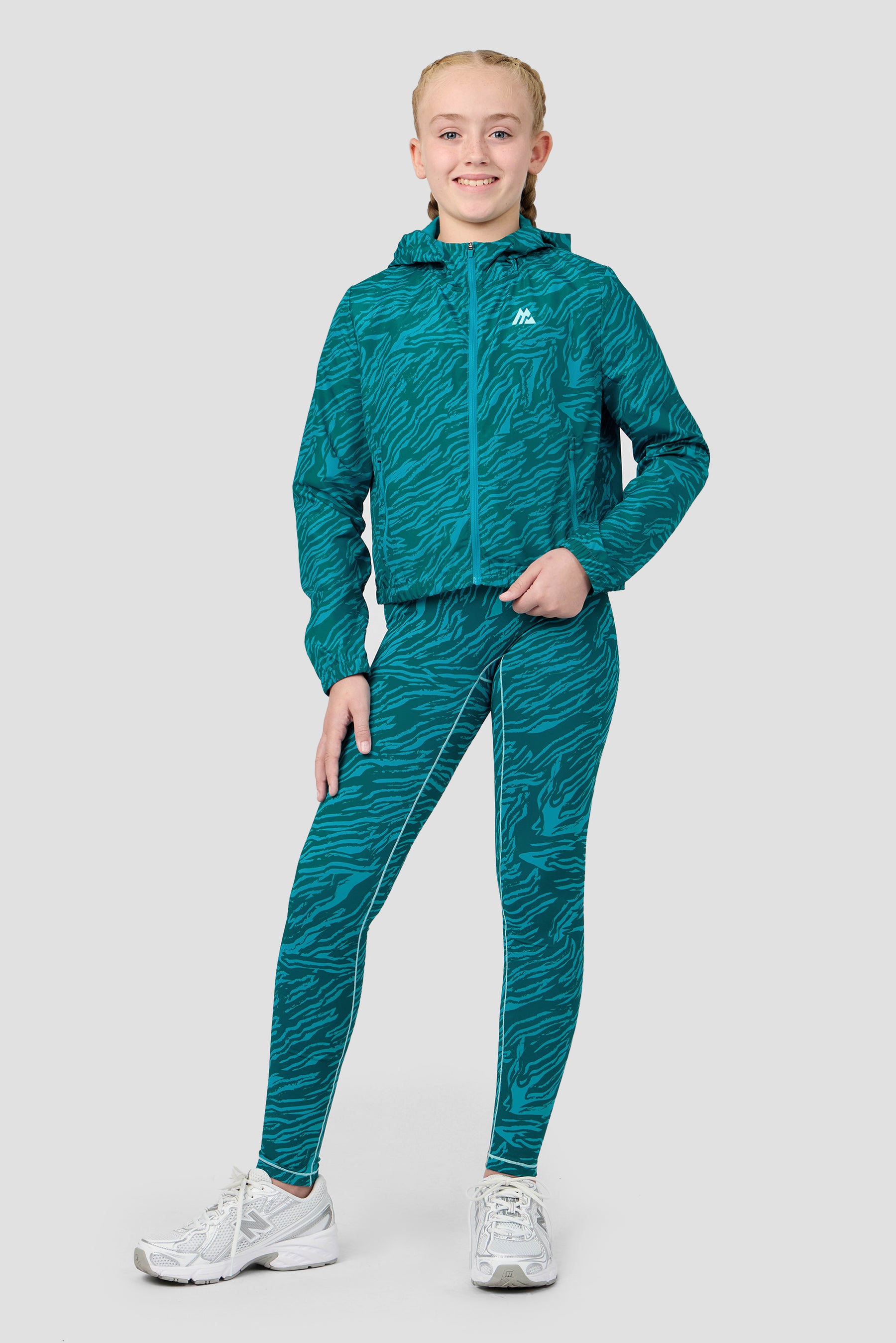 Girls Seren Windbreaker - Pacific