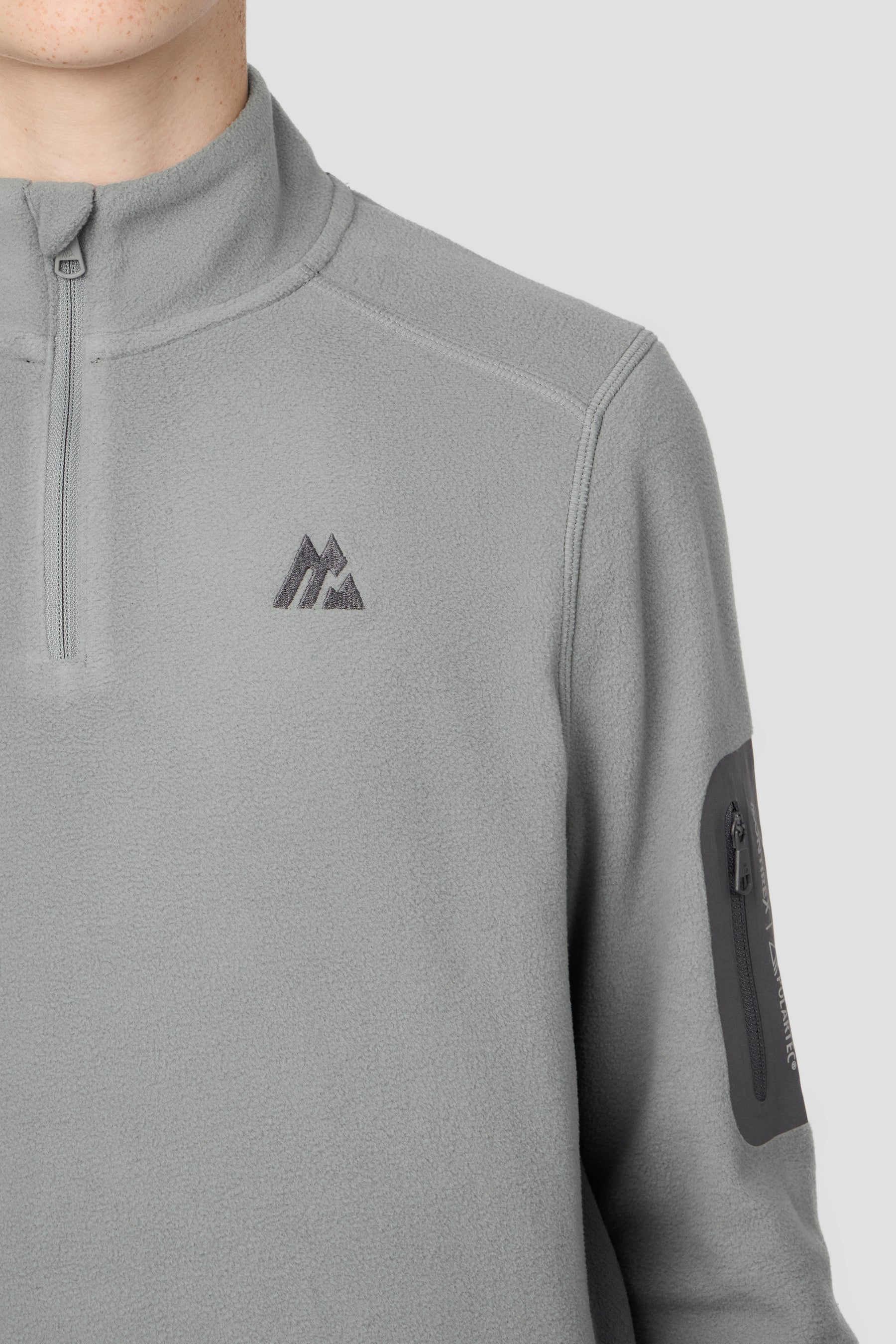 Boys Altitude Polar Fleece - Platinum Grey/Cement Grey