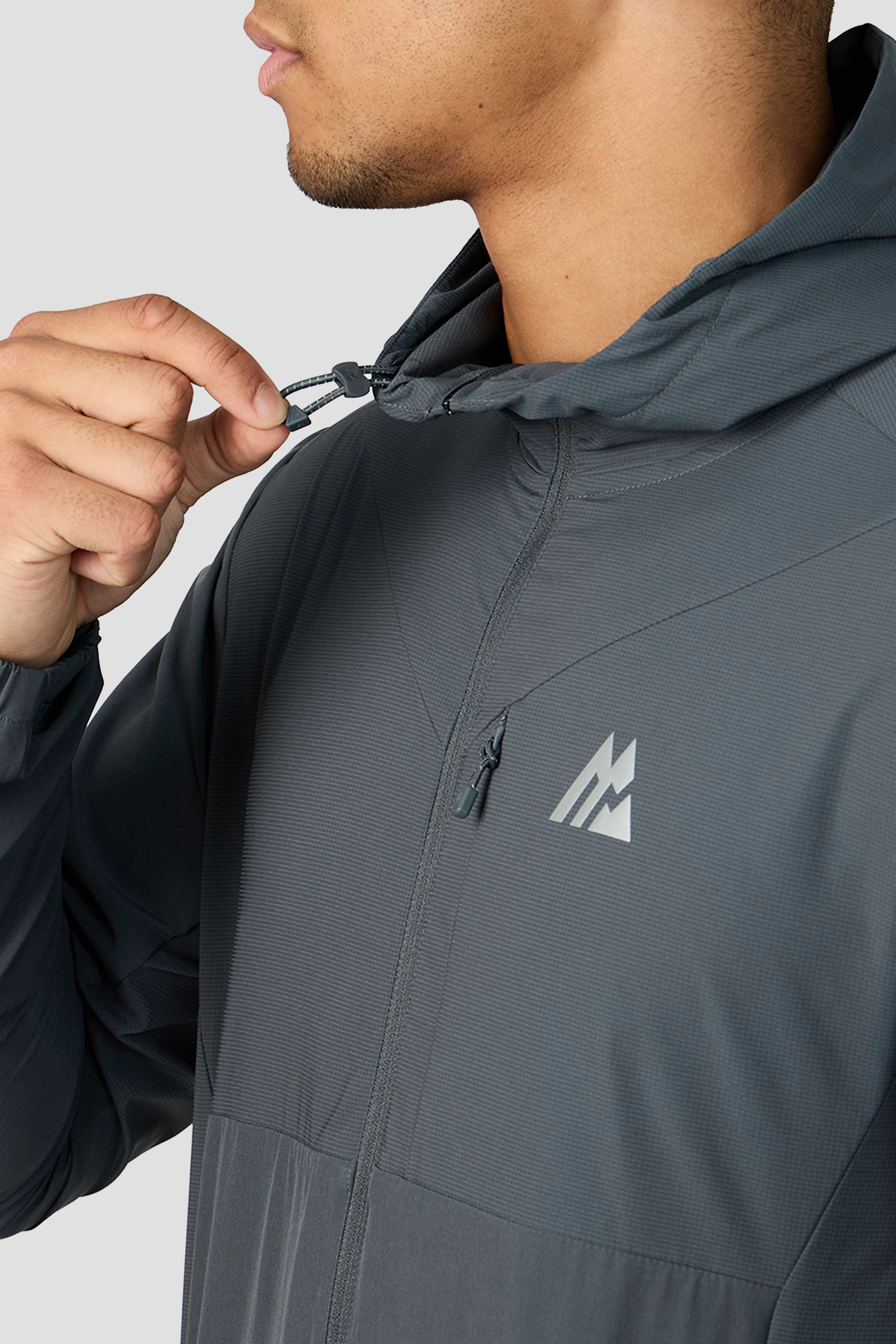 Traverse Jacket Slate Grey by Montirex | Sportswear Gymwear
